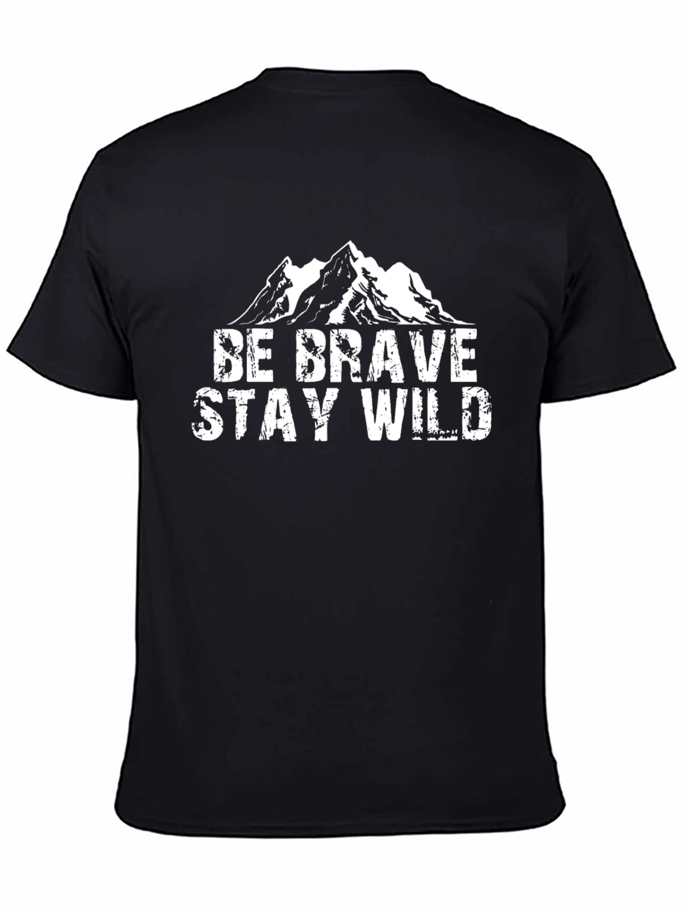 Be Brave Stay Wild Mountain Graphic Tee