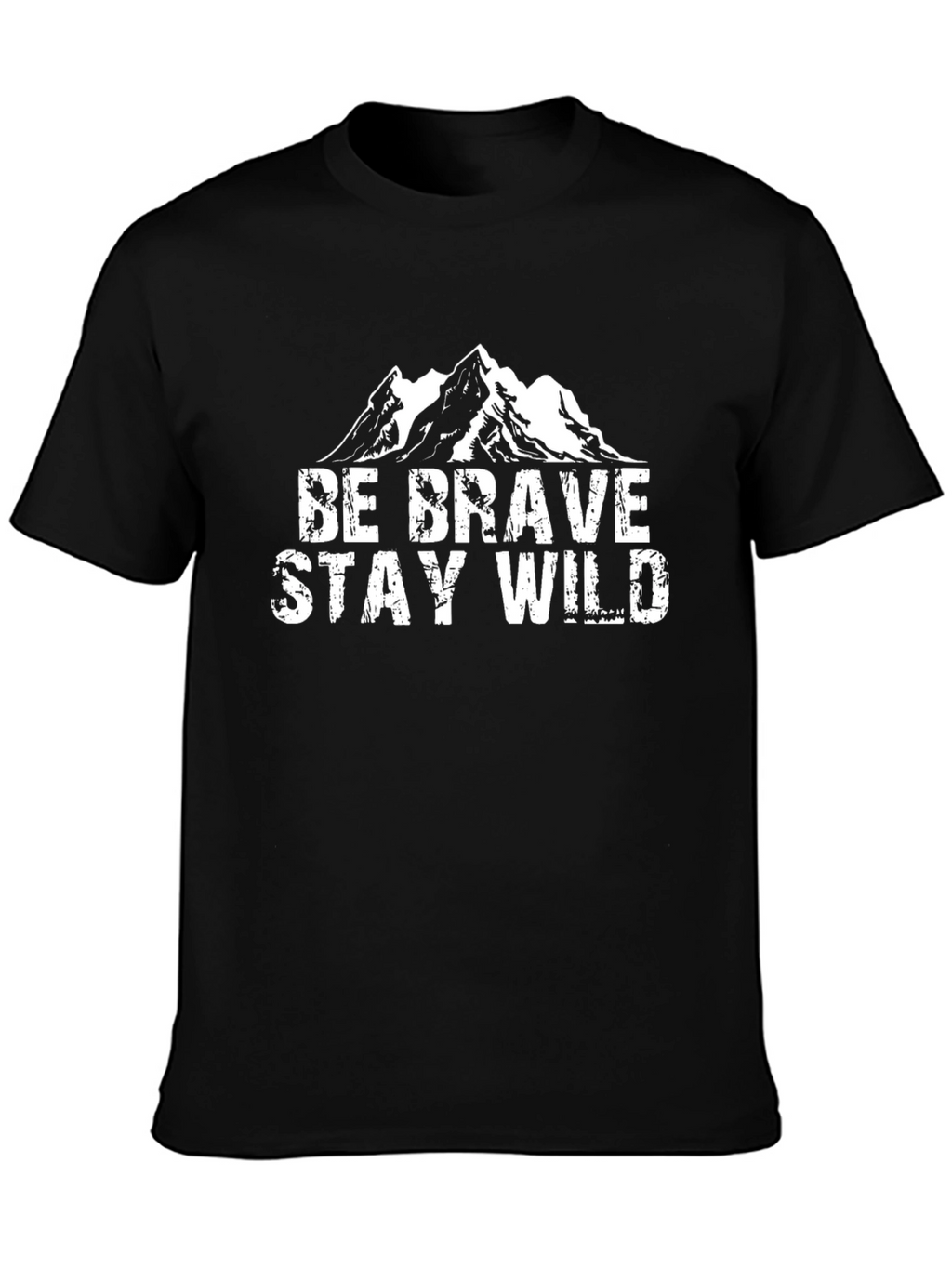Be Brave Stay Wild Mountain Graphic Tee