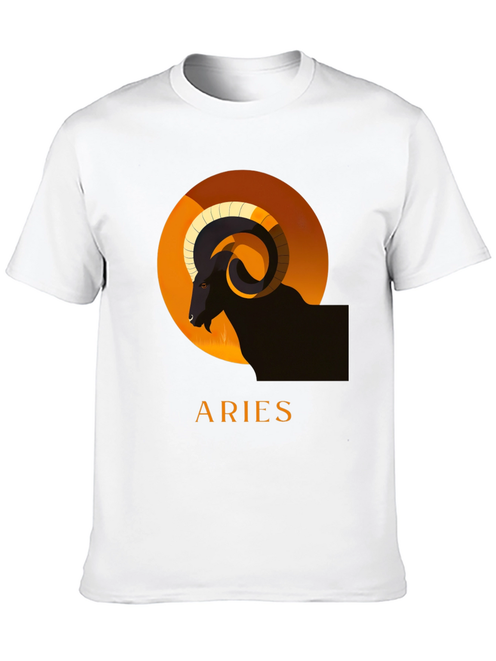 Aries Zodiac T-Shirt - Black Graphic Tee