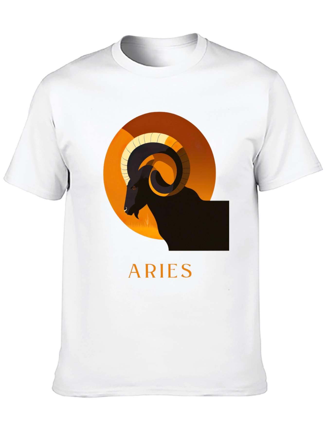 Aries Zodiac T-Shirt - Black Graphic Tee