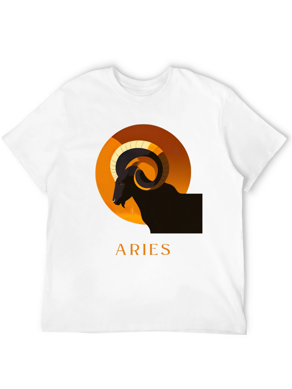 Aries Zodiac T-Shirt - Black Graphic Tee