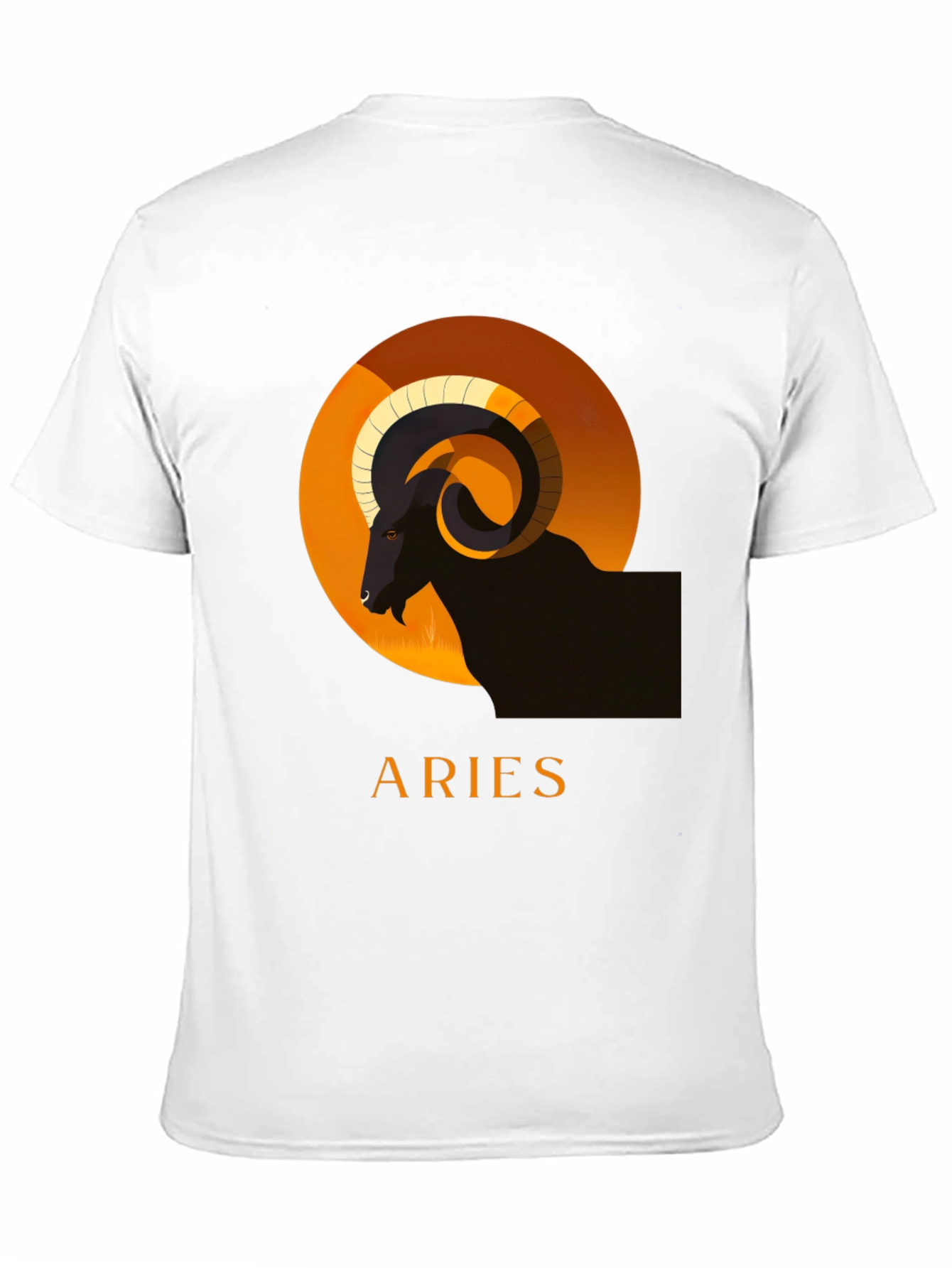 Aries Zodiac T-Shirt - Black Graphic Tee