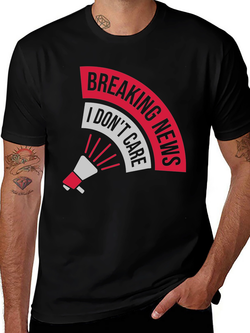 Breaking News I Dont Care T-Shirt