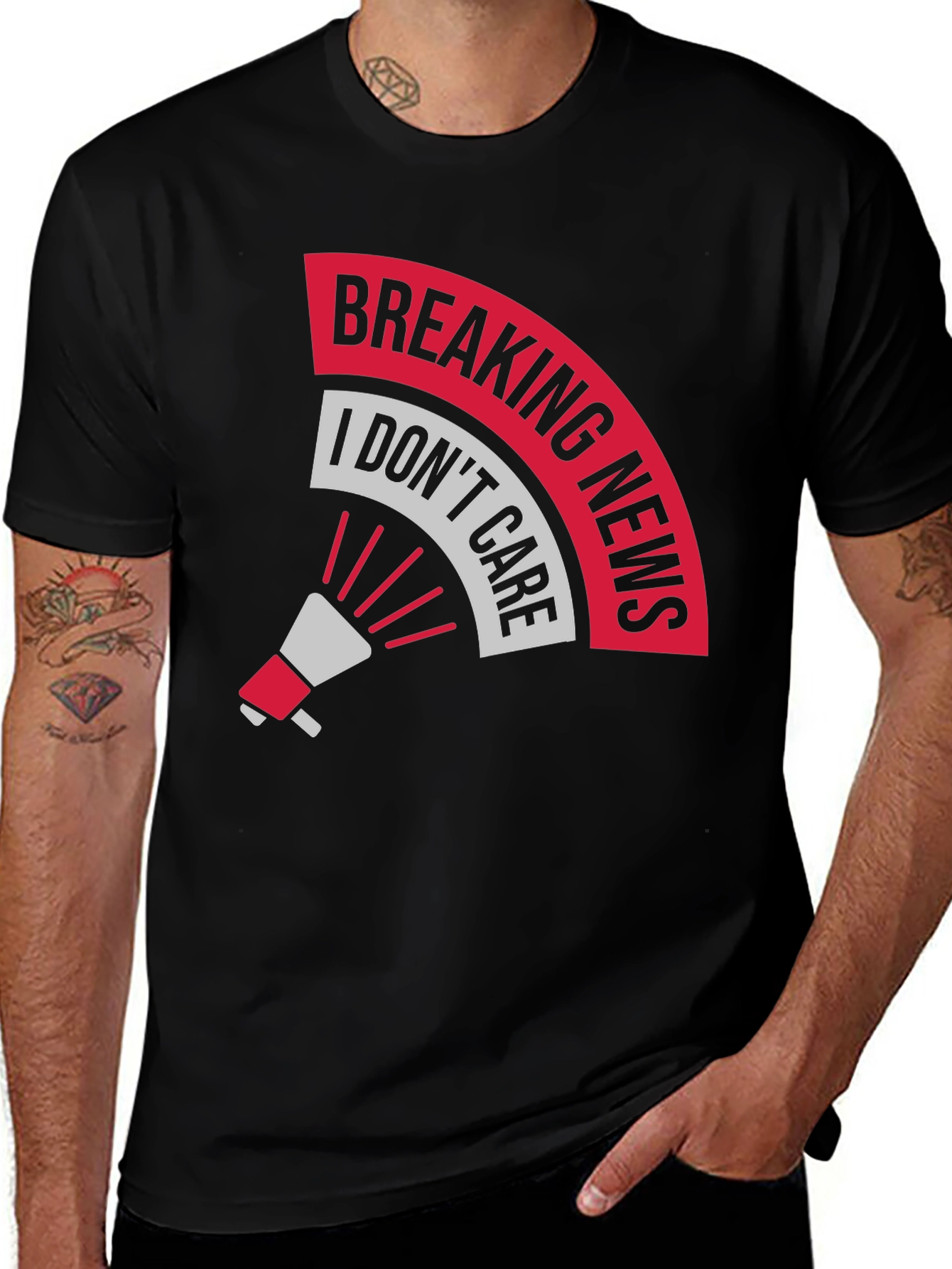 Breaking News I Dont Care T-Shirt