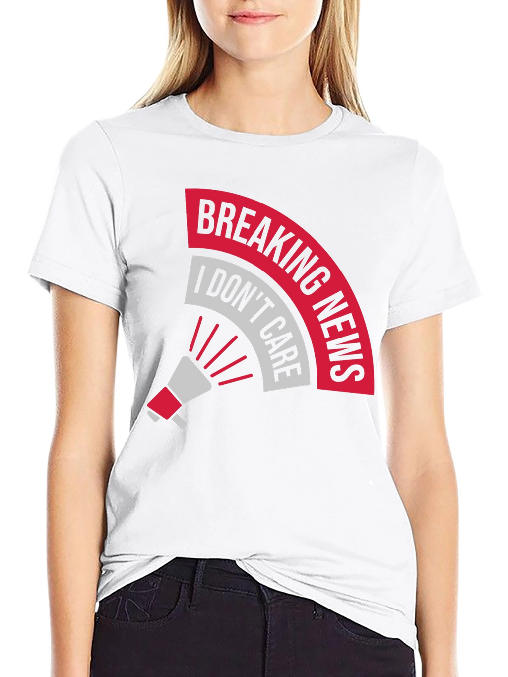 Breaking News I Dont Care T-Shirt