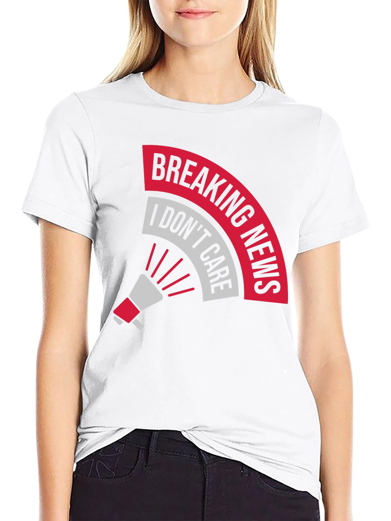 Breaking News I Dont Care T-Shirt