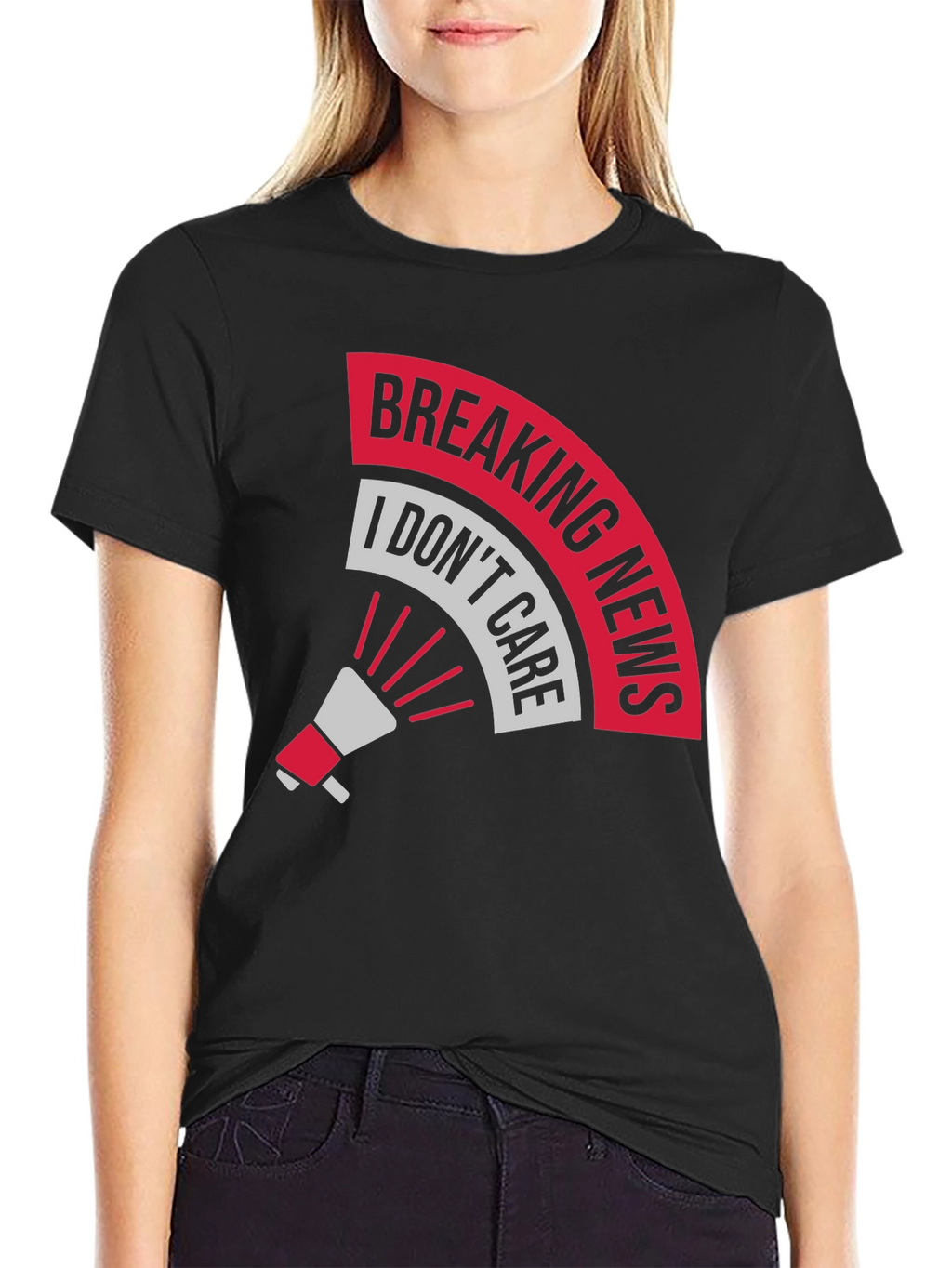 Breaking News I Dont Care T-Shirt