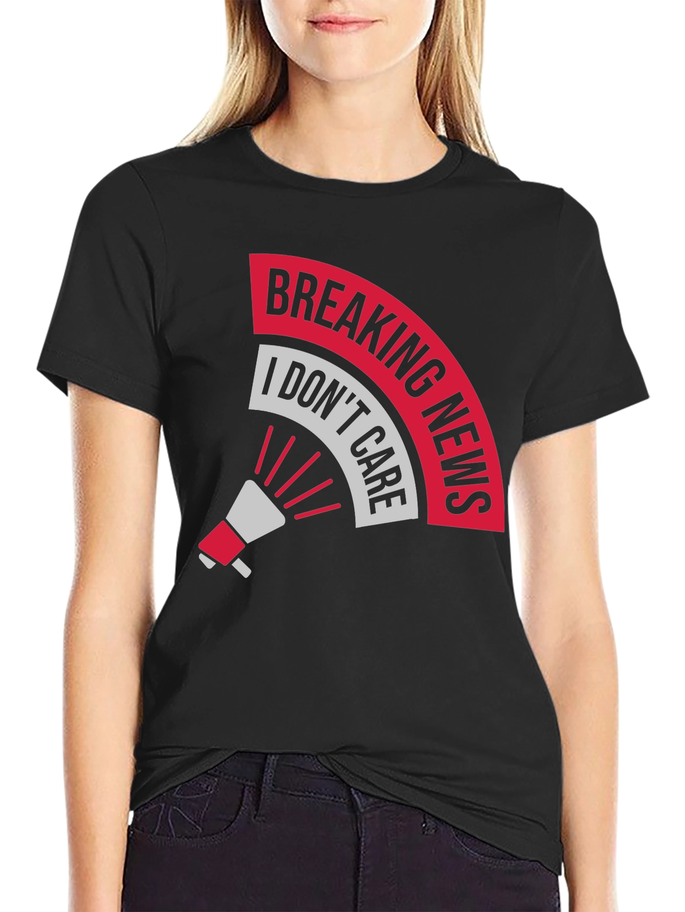 Breaking News I Dont Care T-Shirt
