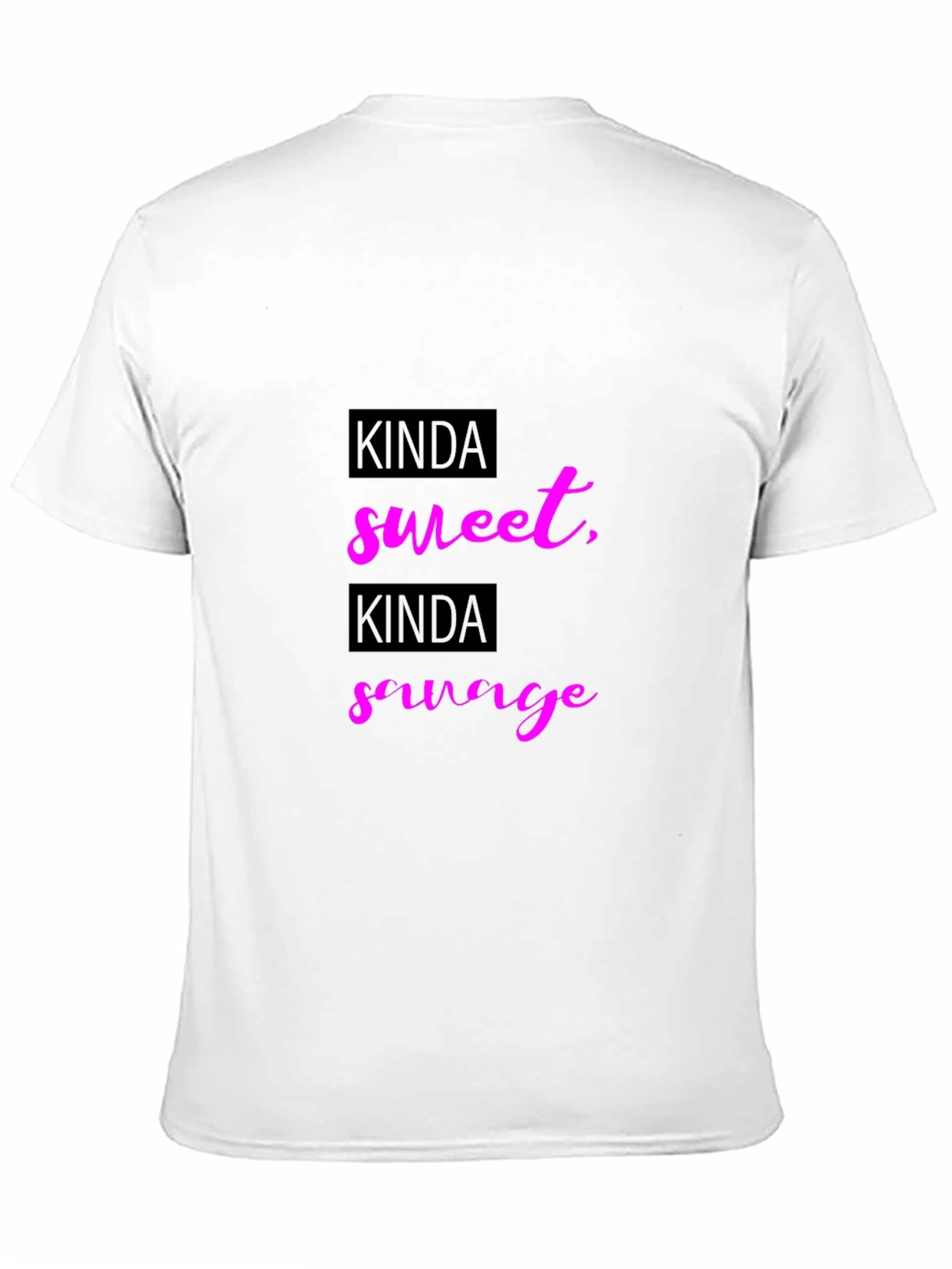 Kinda Sweet Kinda Savage Black Graphic Tee