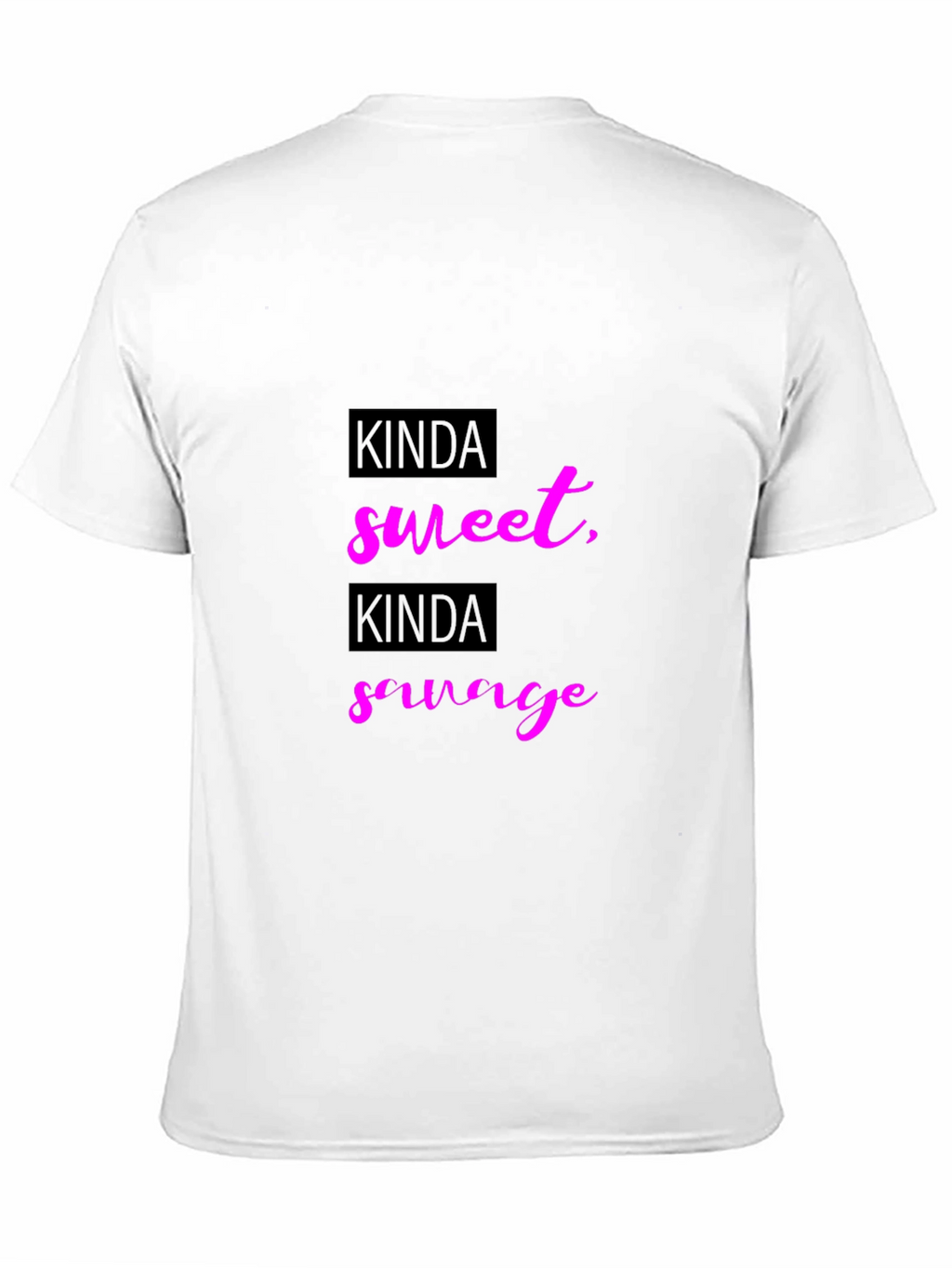 Kinda Sweet Kinda Savage Black Graphic Tee