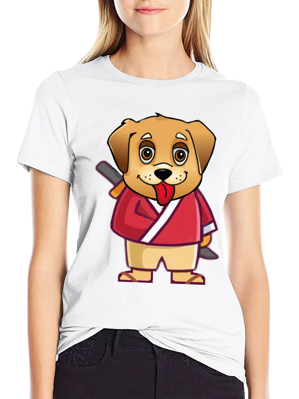 Dog Cartoon Karate T-Shirt
