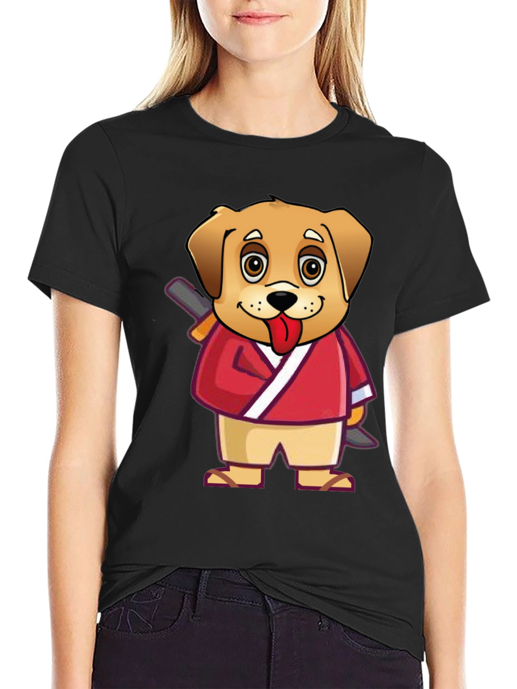 Dog Cartoon Karate T-Shirt