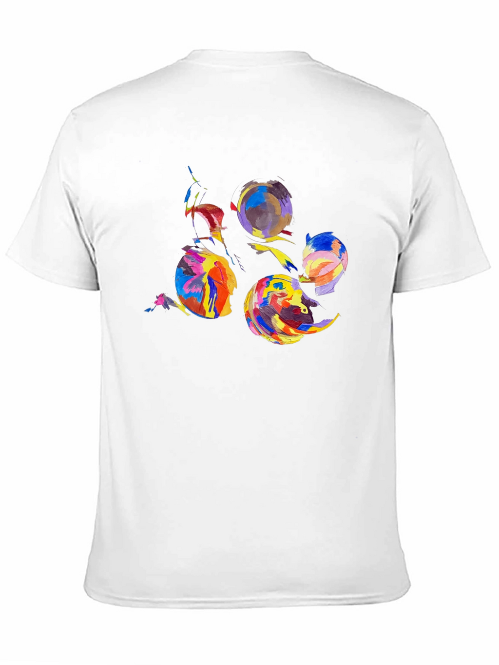 Abstract Art Graphic Black T-Shirt