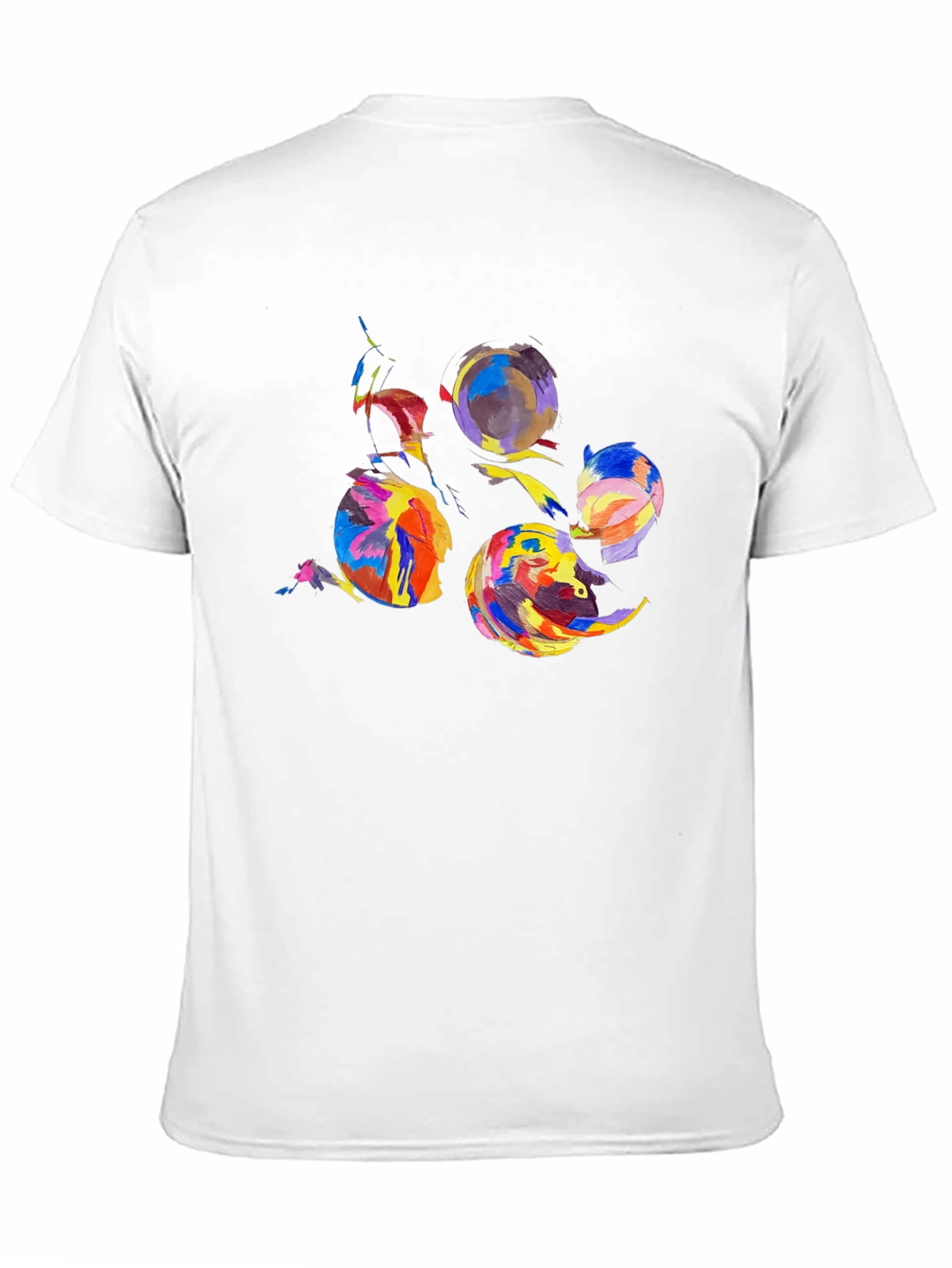 Abstract Art Graphic Black T-Shirt