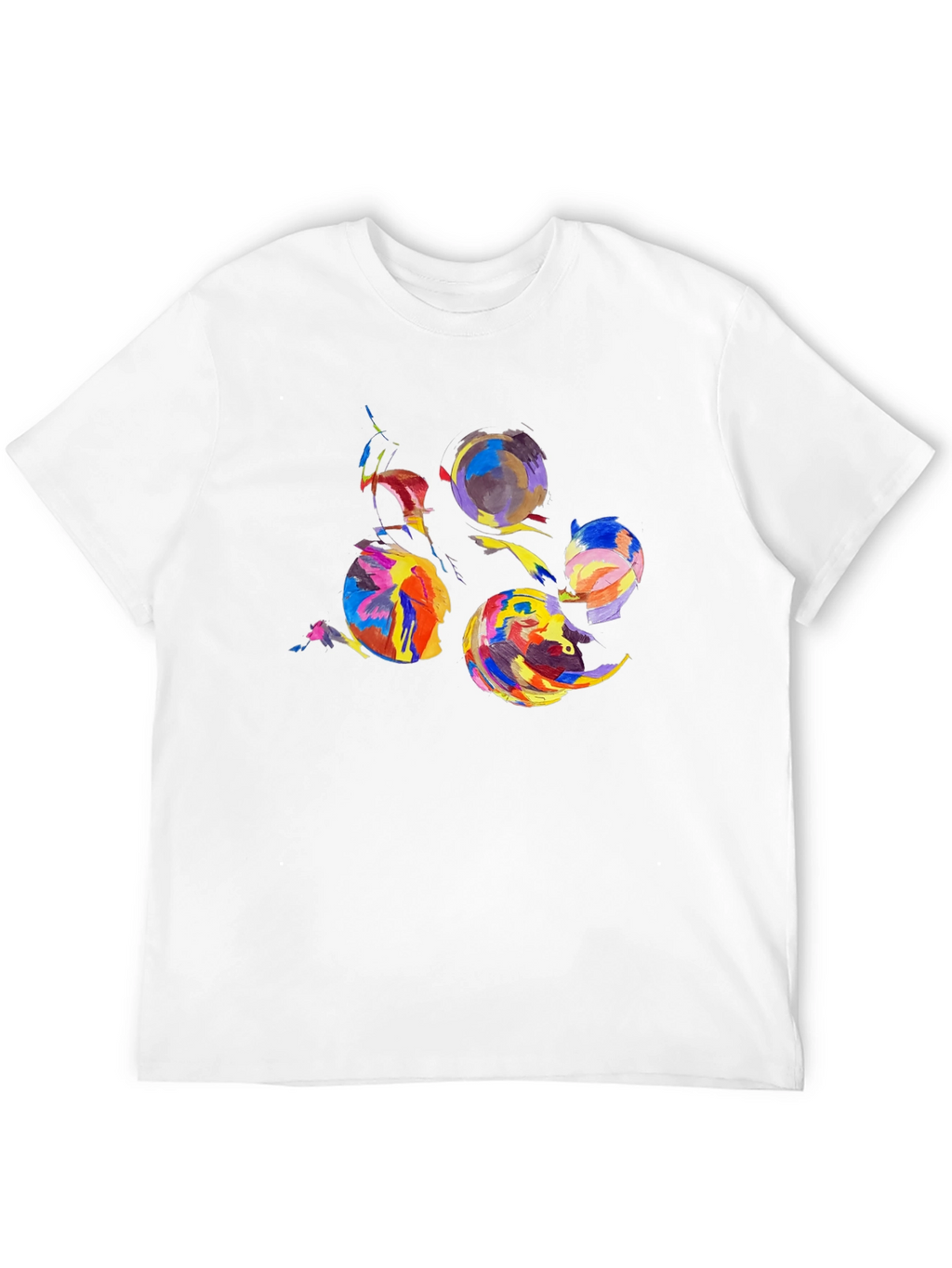 Abstract Art Graphic Black T-Shirt