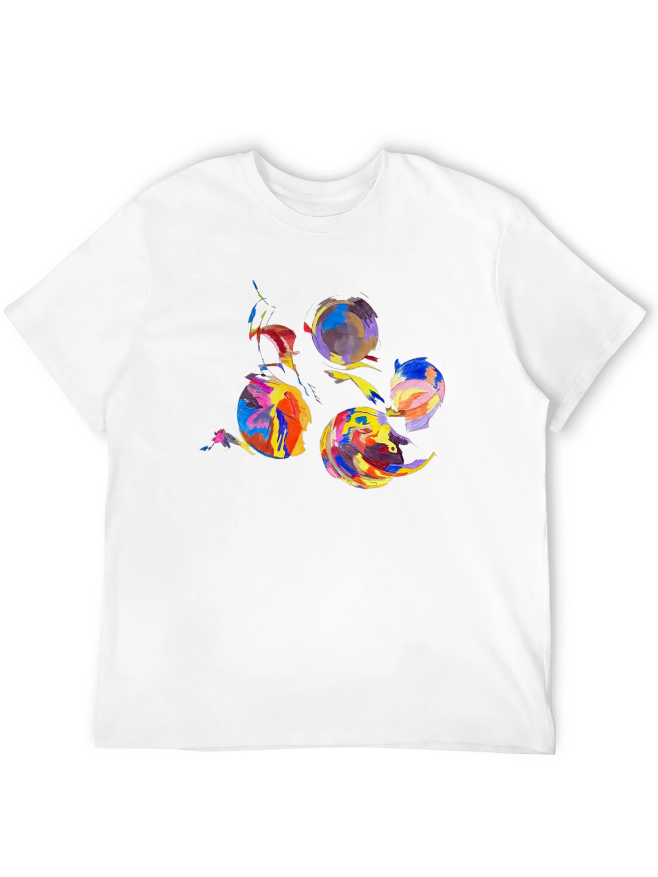 Abstract Art Graphic Black T-Shirt