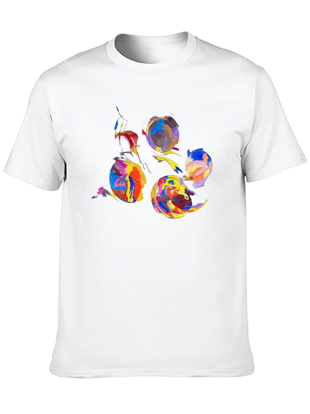 Abstract Art Graphic Black T-Shirt