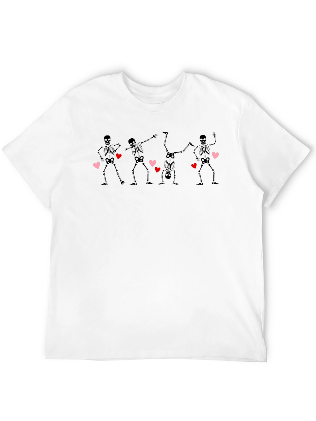 Dancing Skeletons Heart T-Shirt