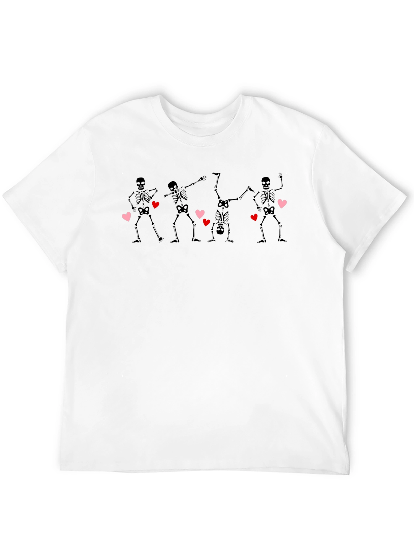 Dancing Skeletons Heart T-Shirt