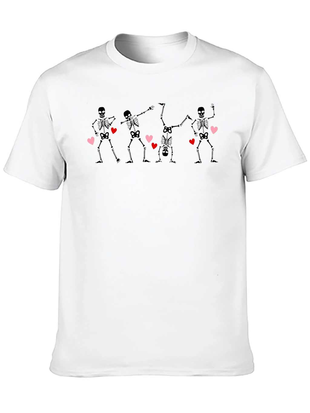 Dancing Skeletons Heart T-Shirt