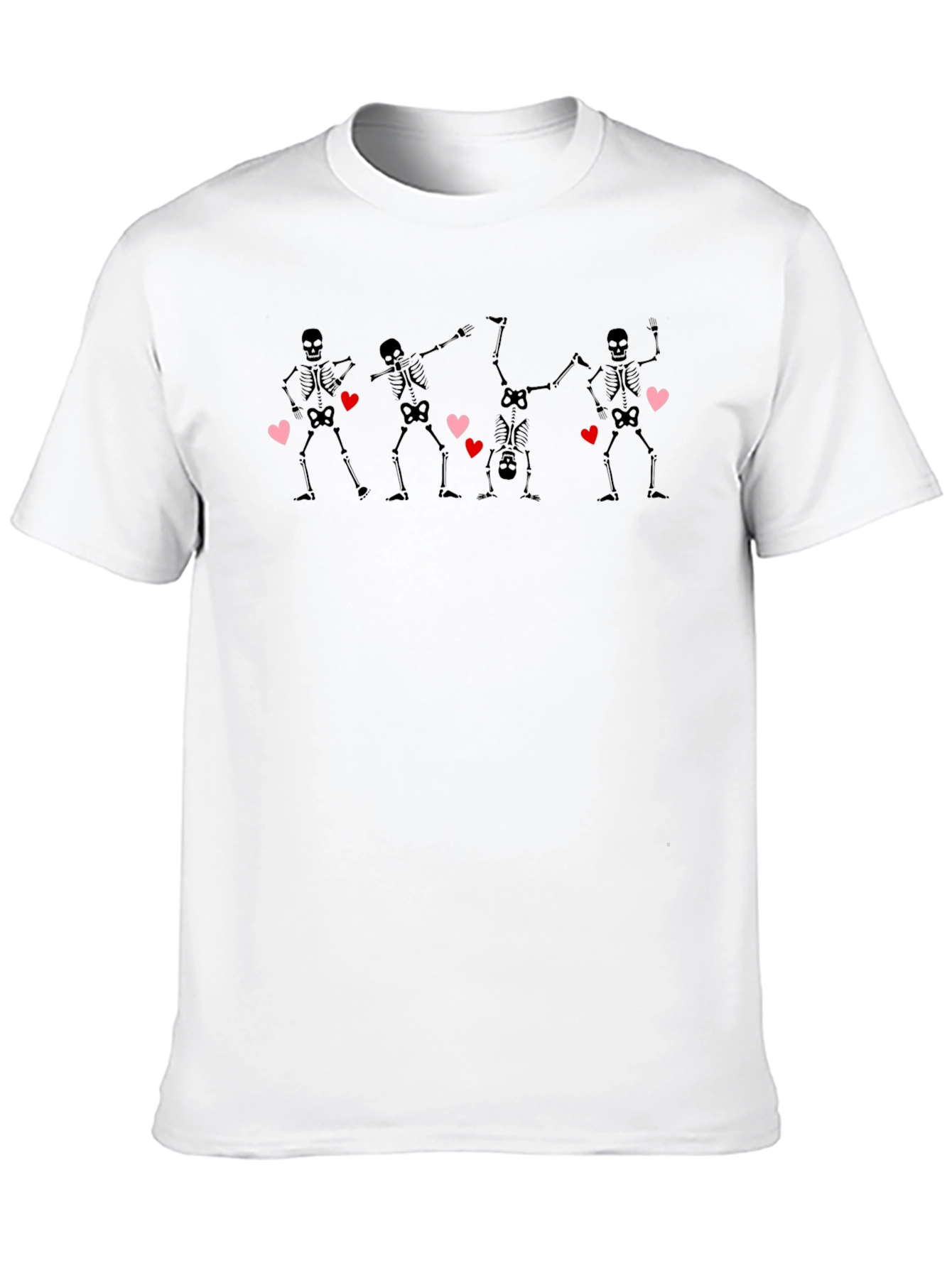 Dancing Skeletons Heart T-Shirt