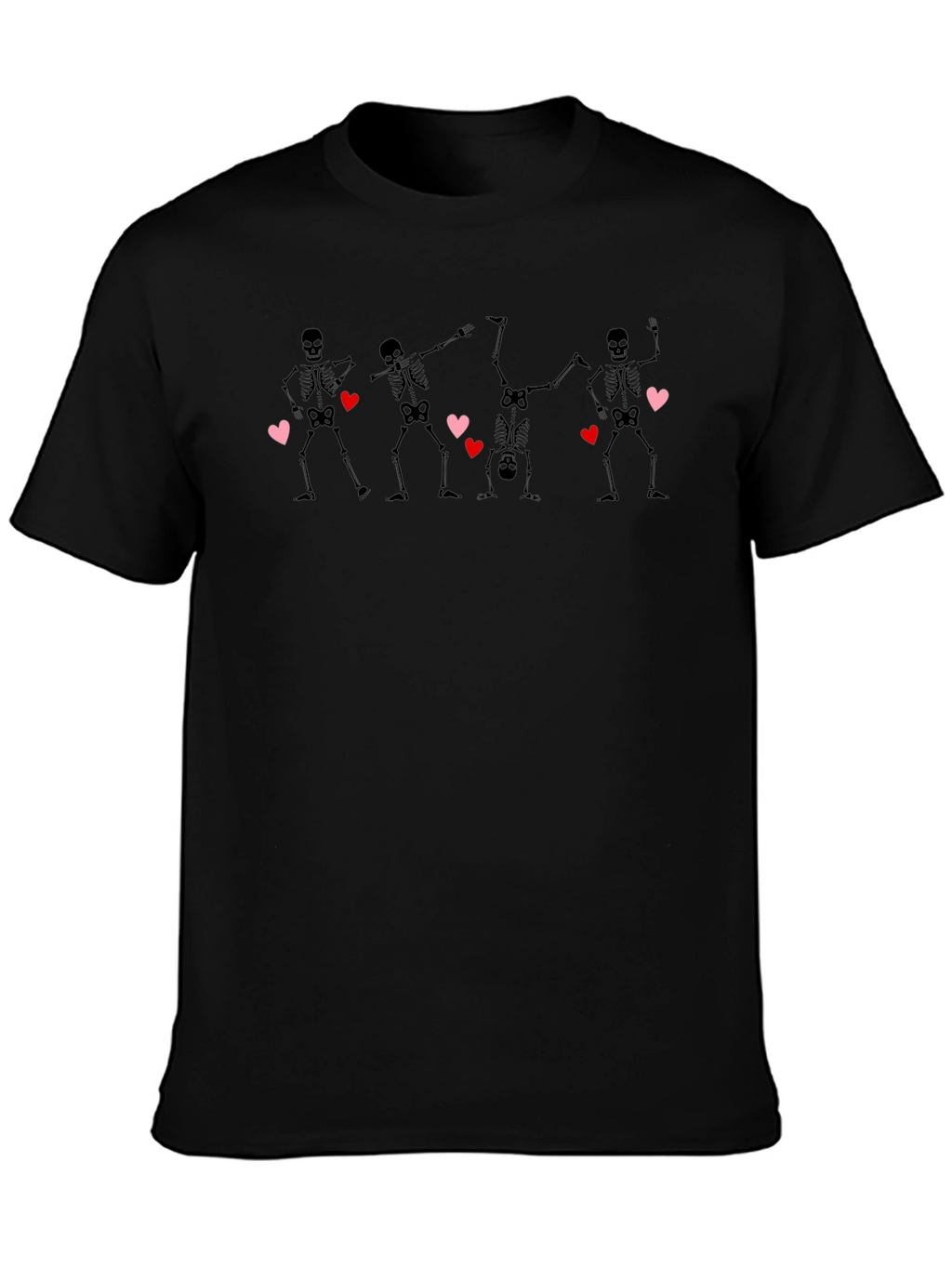 Dancing Skeletons Heart T-Shirt