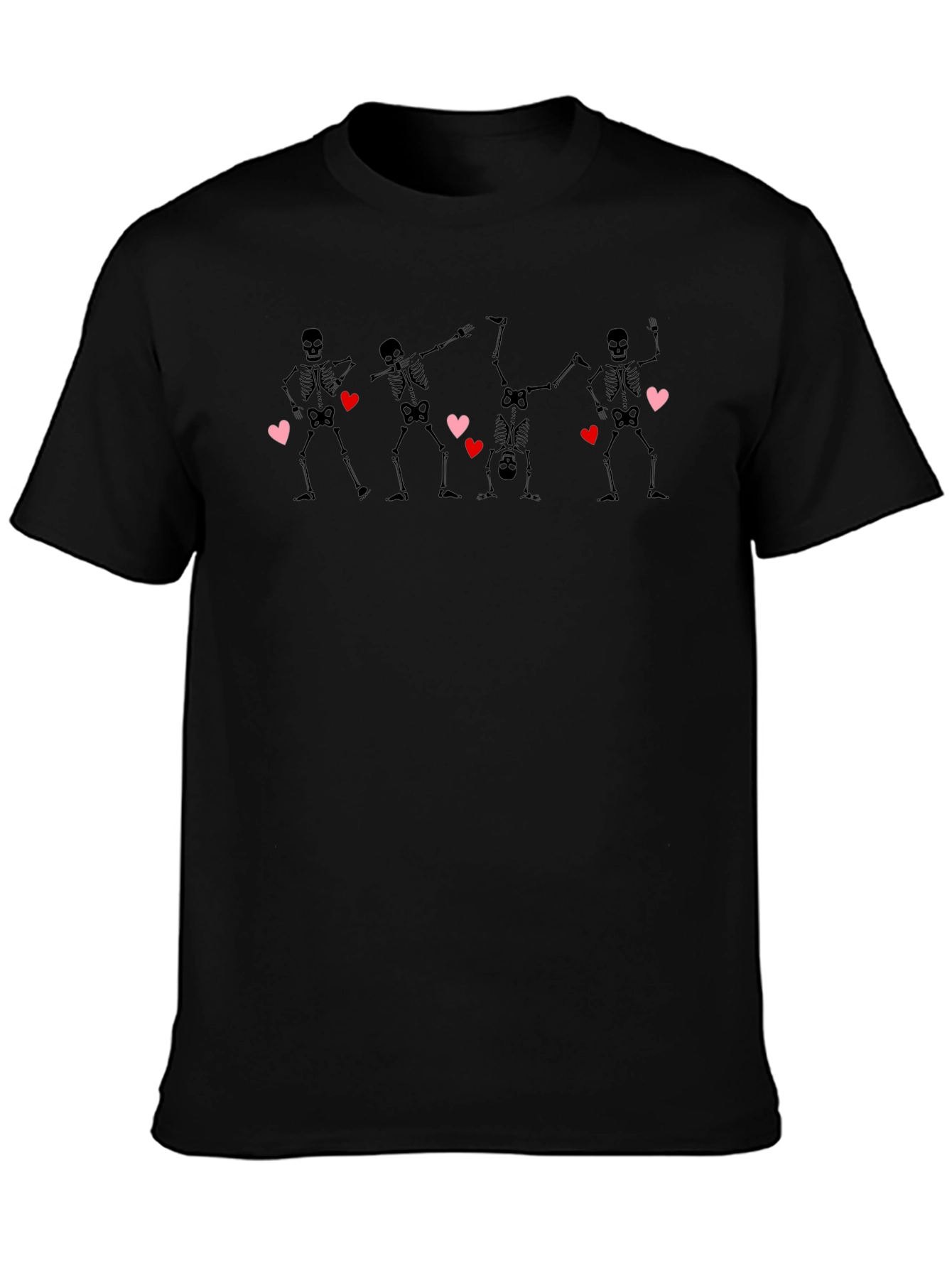 Dancing Skeletons Heart T-Shirt