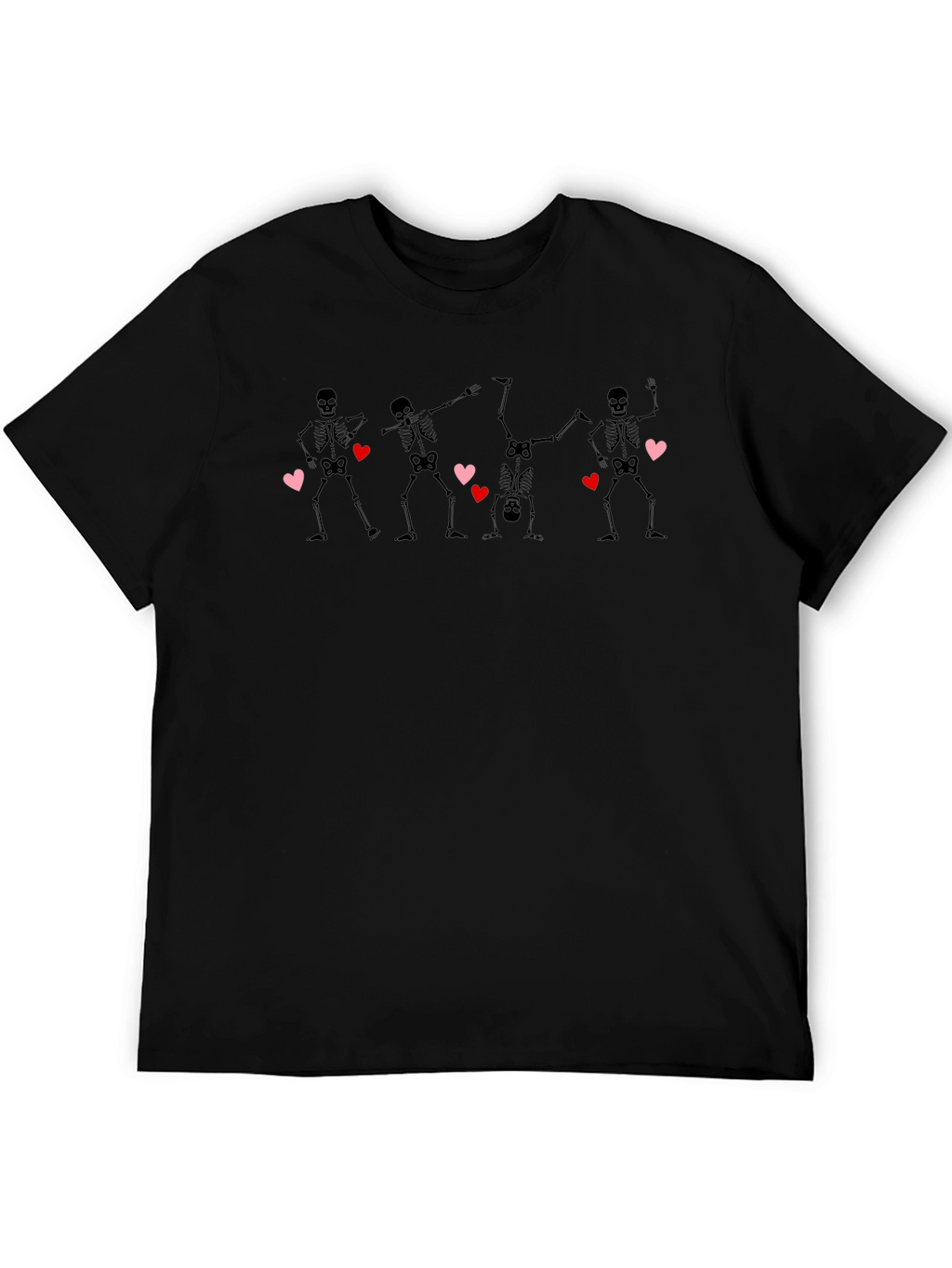 Dancing Skeletons Heart T-Shirt