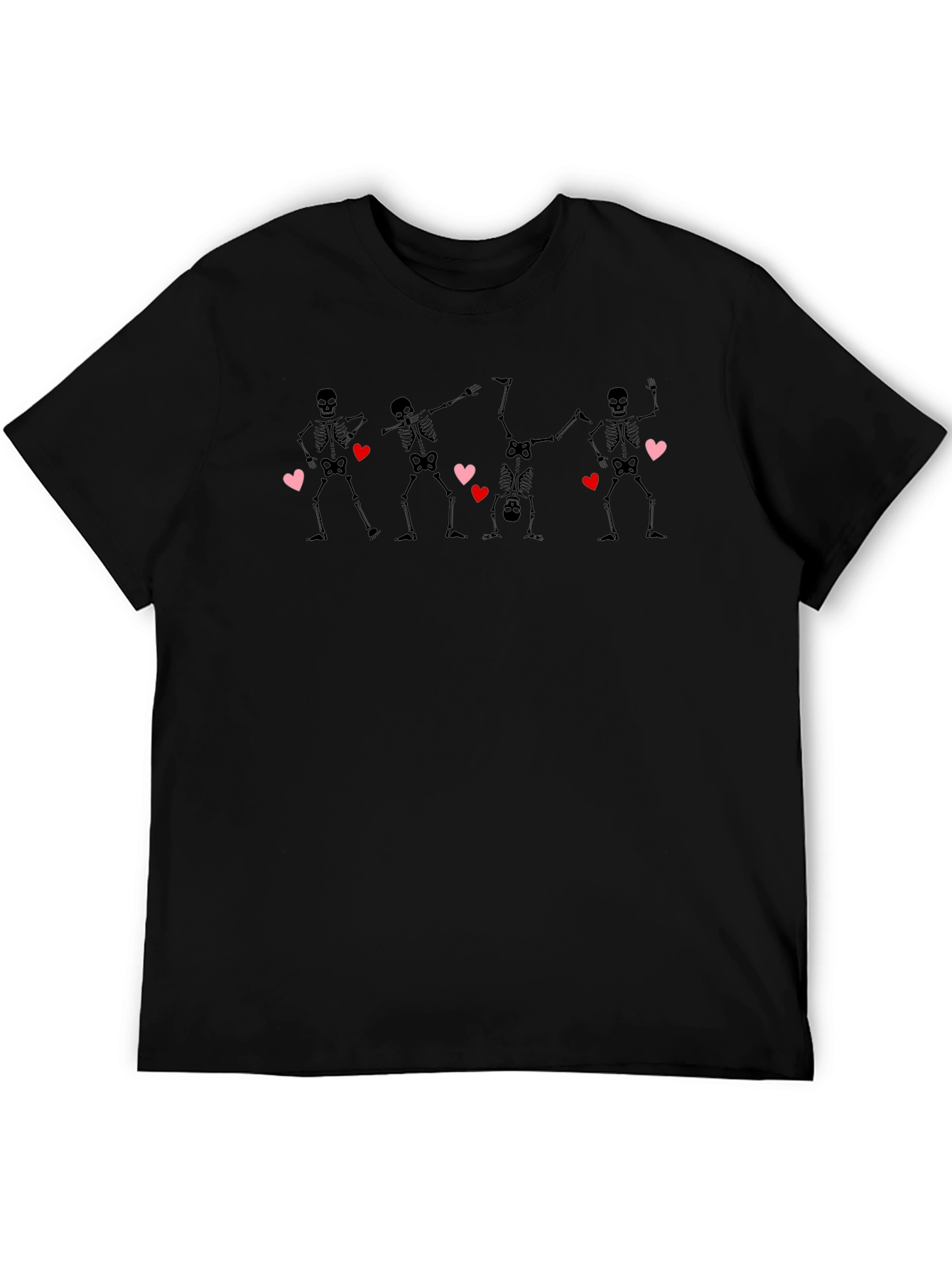 Dancing Skeletons Heart T-Shirt