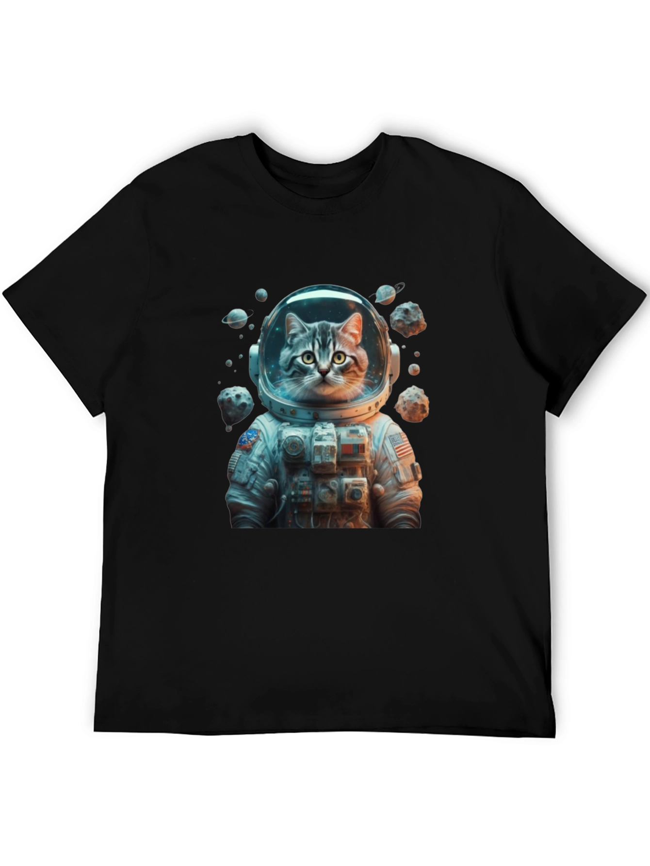 Astronaut Cat T-Shirt - Space Adventure Tee