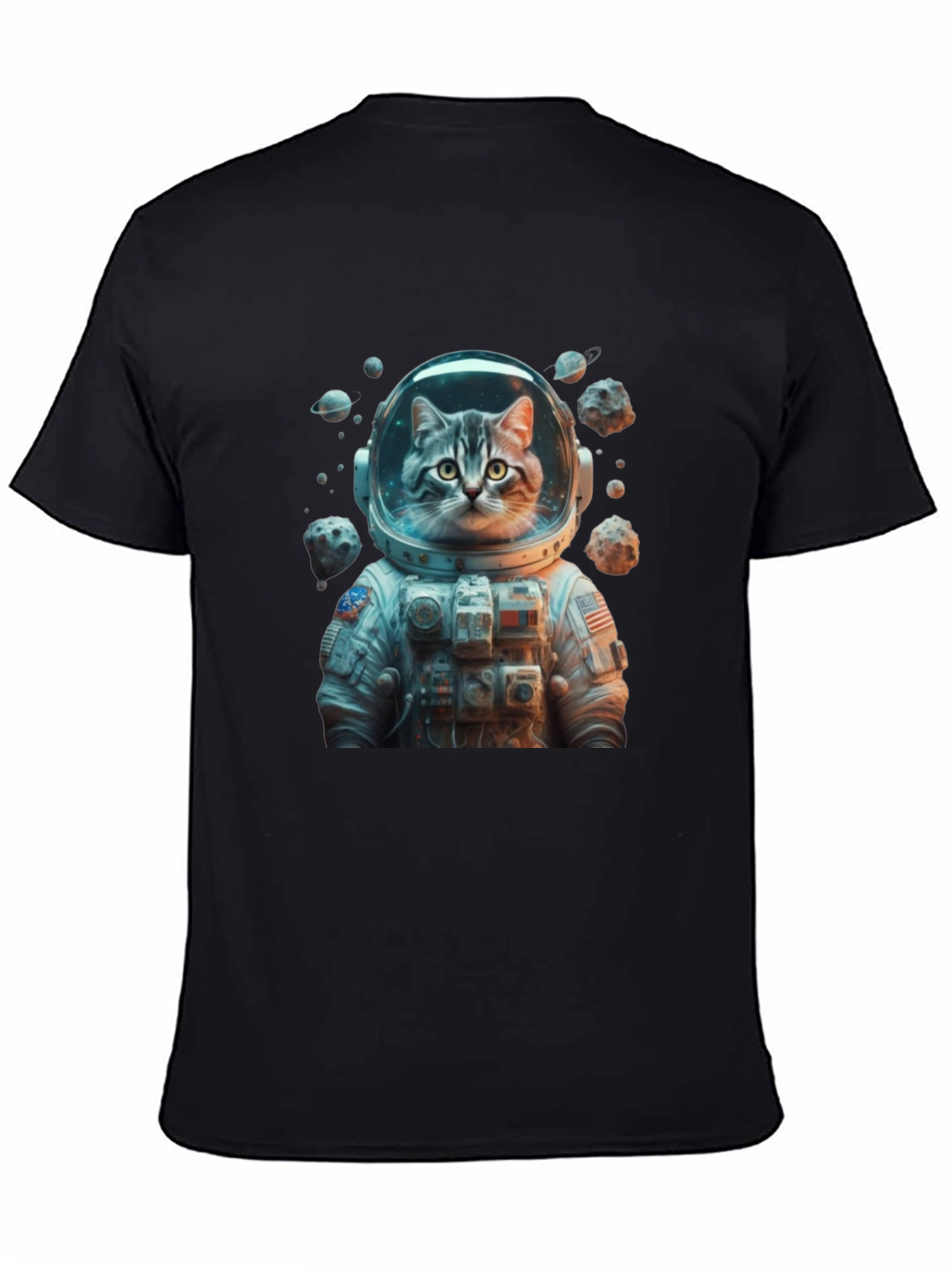 Astronaut Cat T-Shirt - Space Adventure Tee