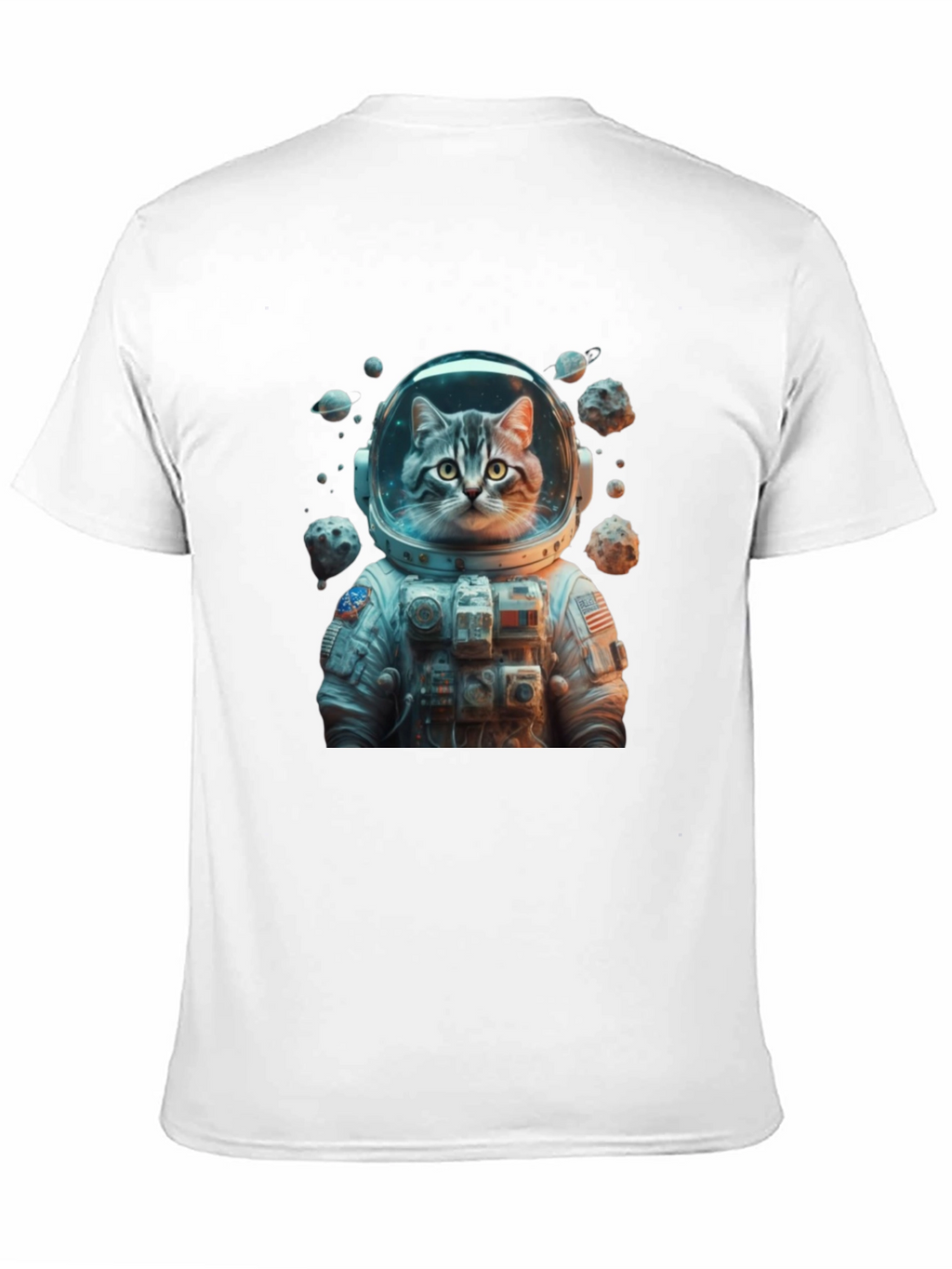 Astronaut Cat T-Shirt - Space Adventure Tee