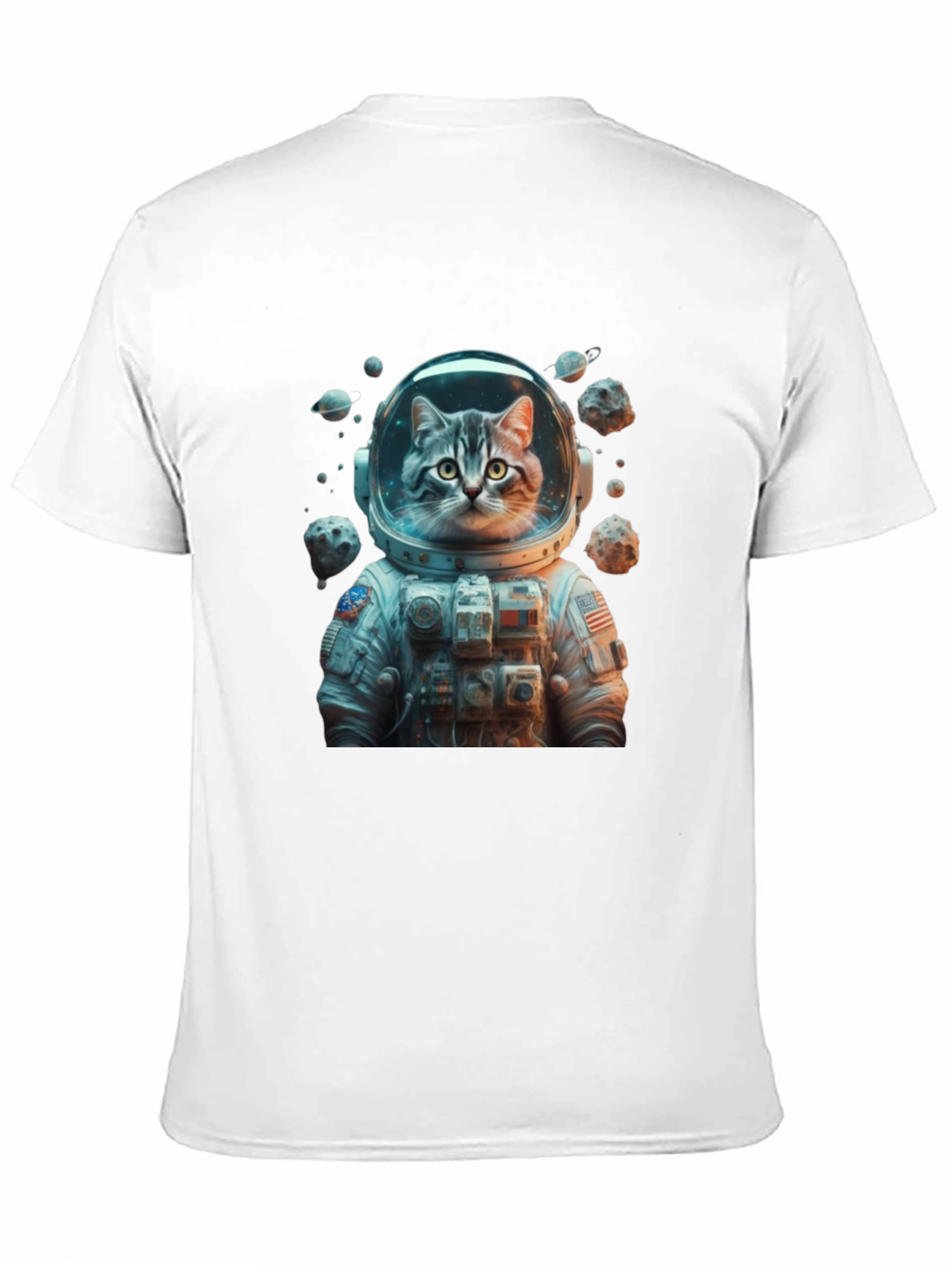 Astronaut Cat T-Shirt - Space Adventure Tee