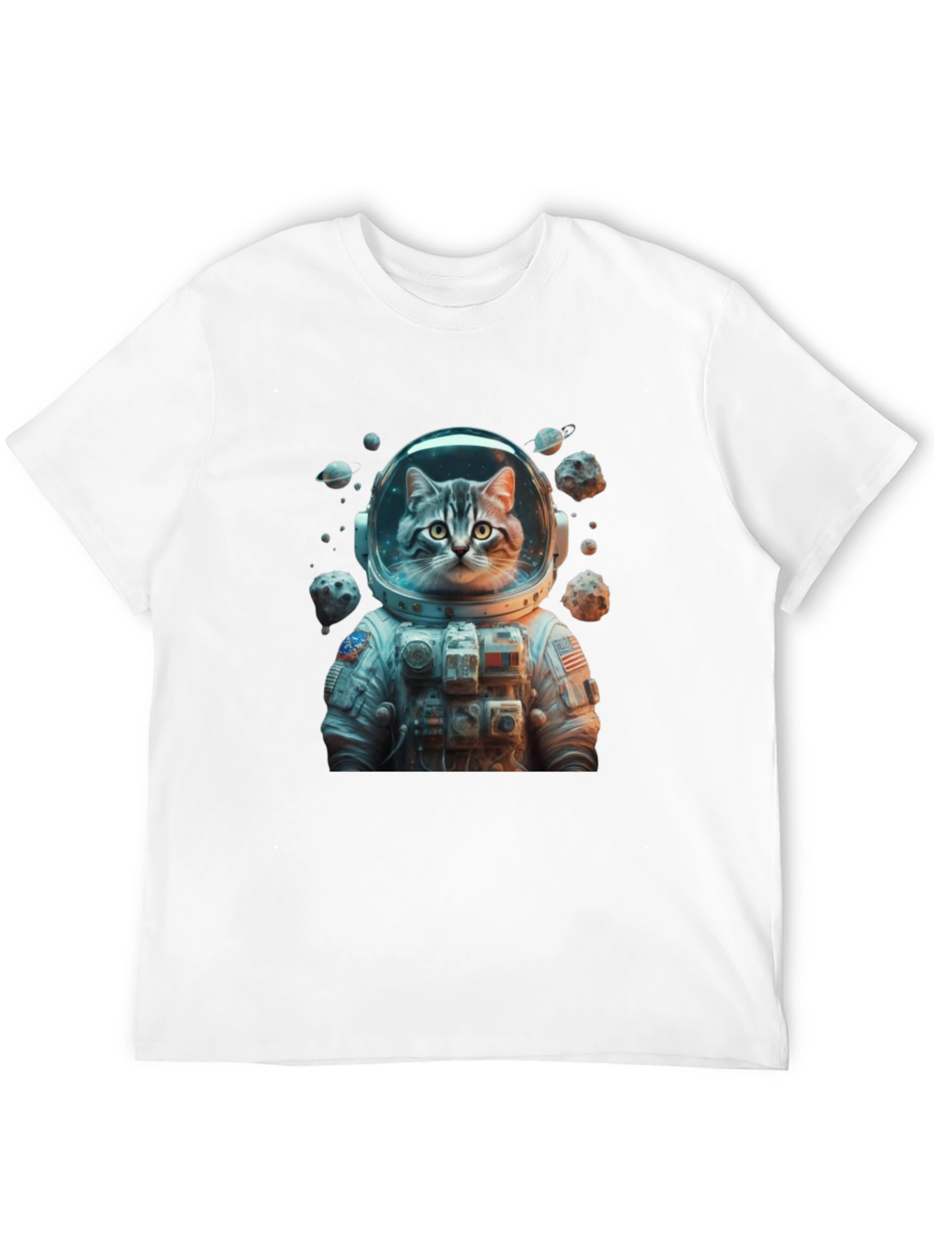 Astronaut Cat T-Shirt - Space Adventure Tee