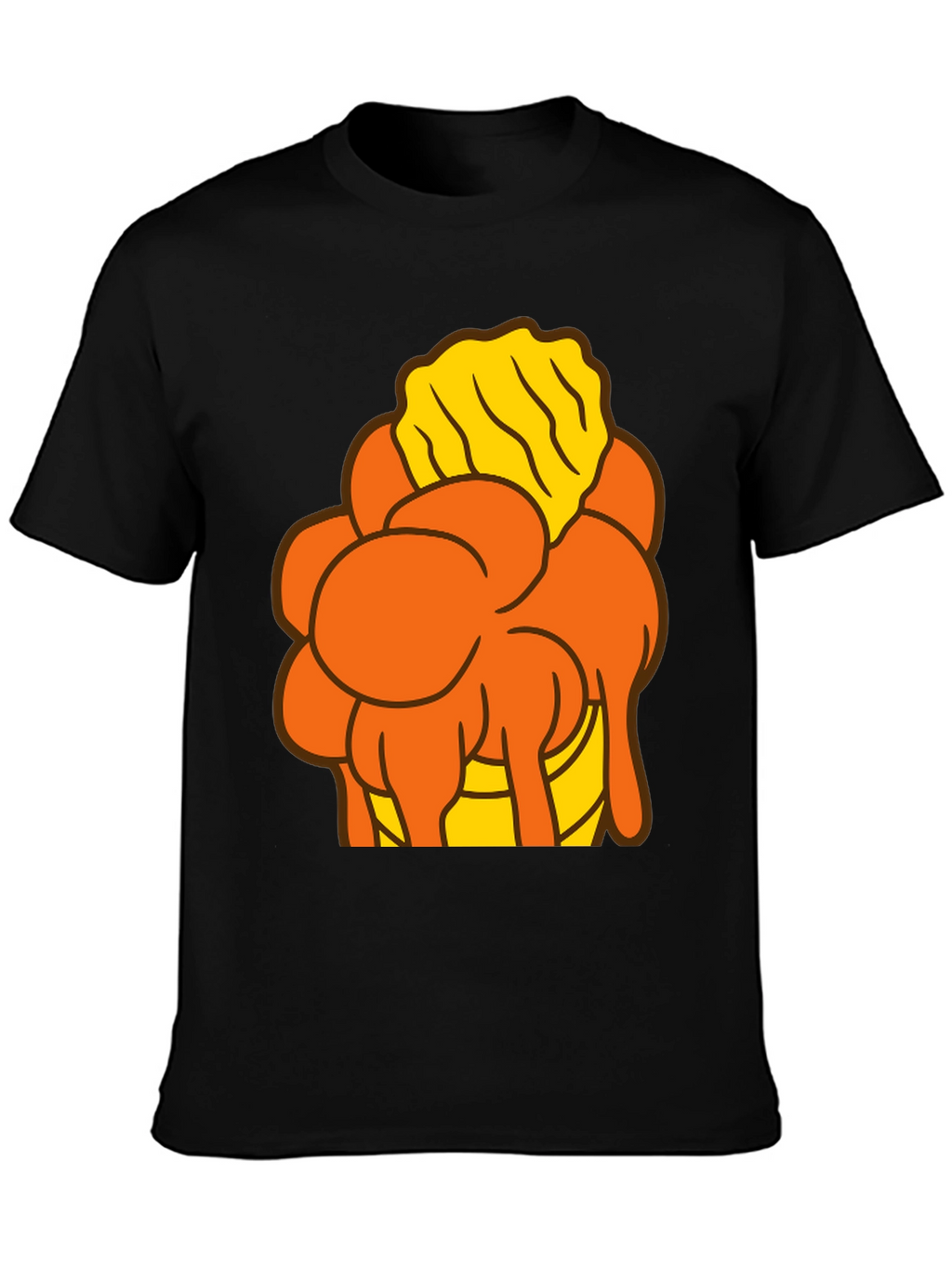 Cartoon Ice Cream T-Shirt - Black