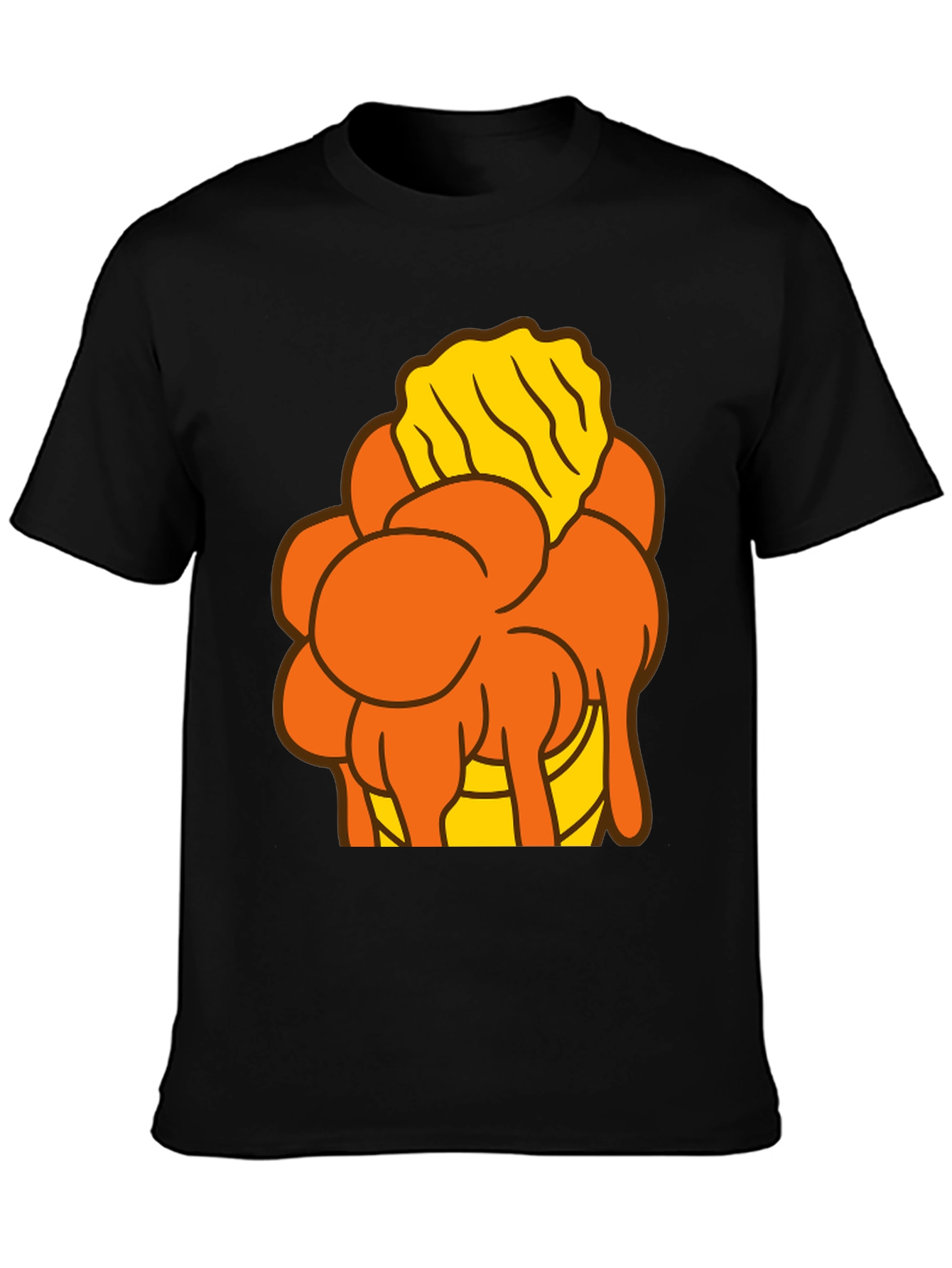 Cartoon Ice Cream T-Shirt - Black