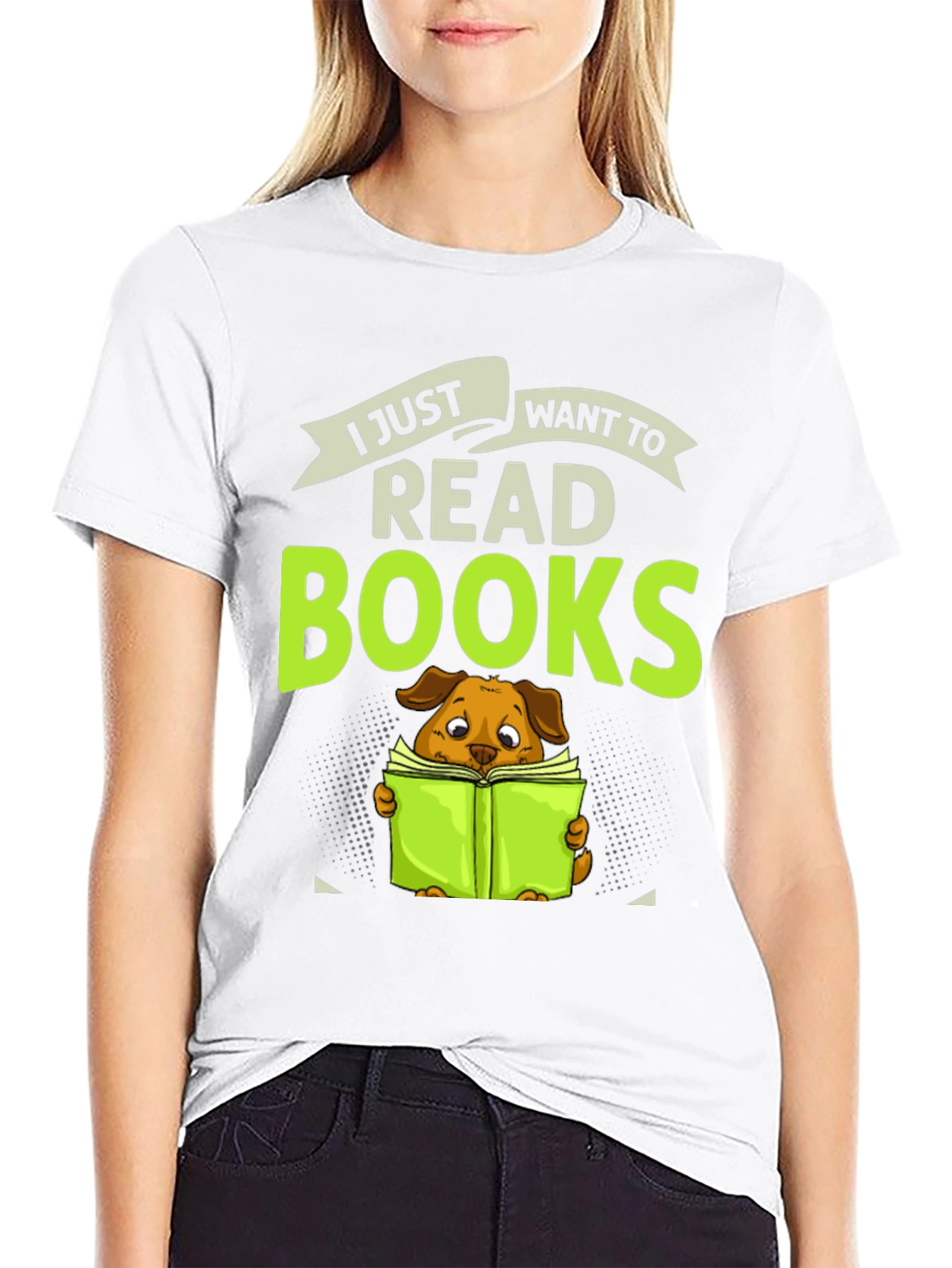 Dog Lover T-Shirt - I Just Want To Read Books