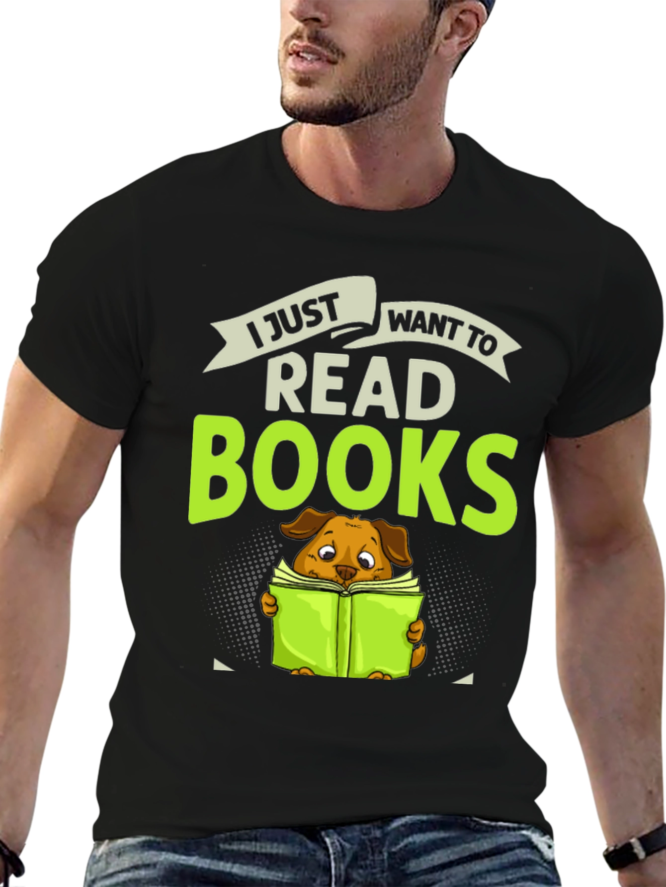 Dog Lover T-Shirt - I Just Want To Read Books