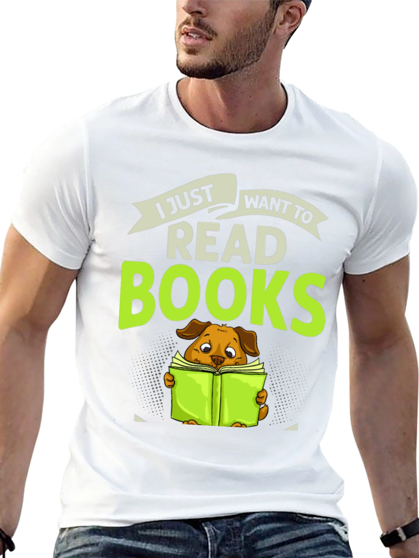 Dog Lover T-Shirt - I Just Want To Read Books