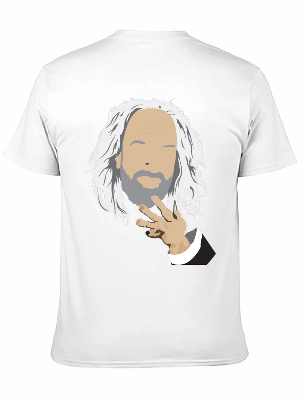 Philosopher Graphic Tee - Black Cotton T-Shirt