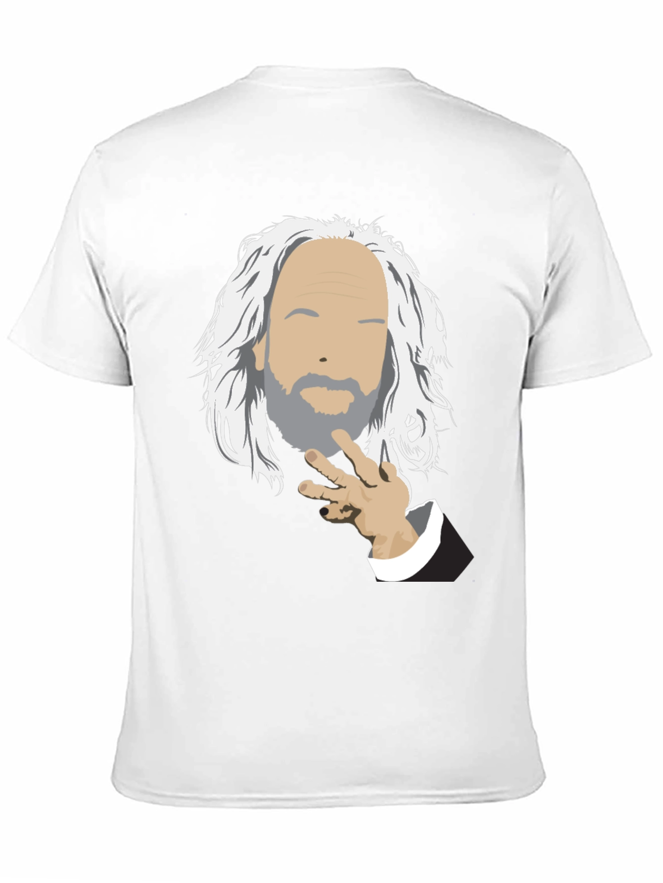 Philosopher Graphic Tee - Black Cotton T-Shirt