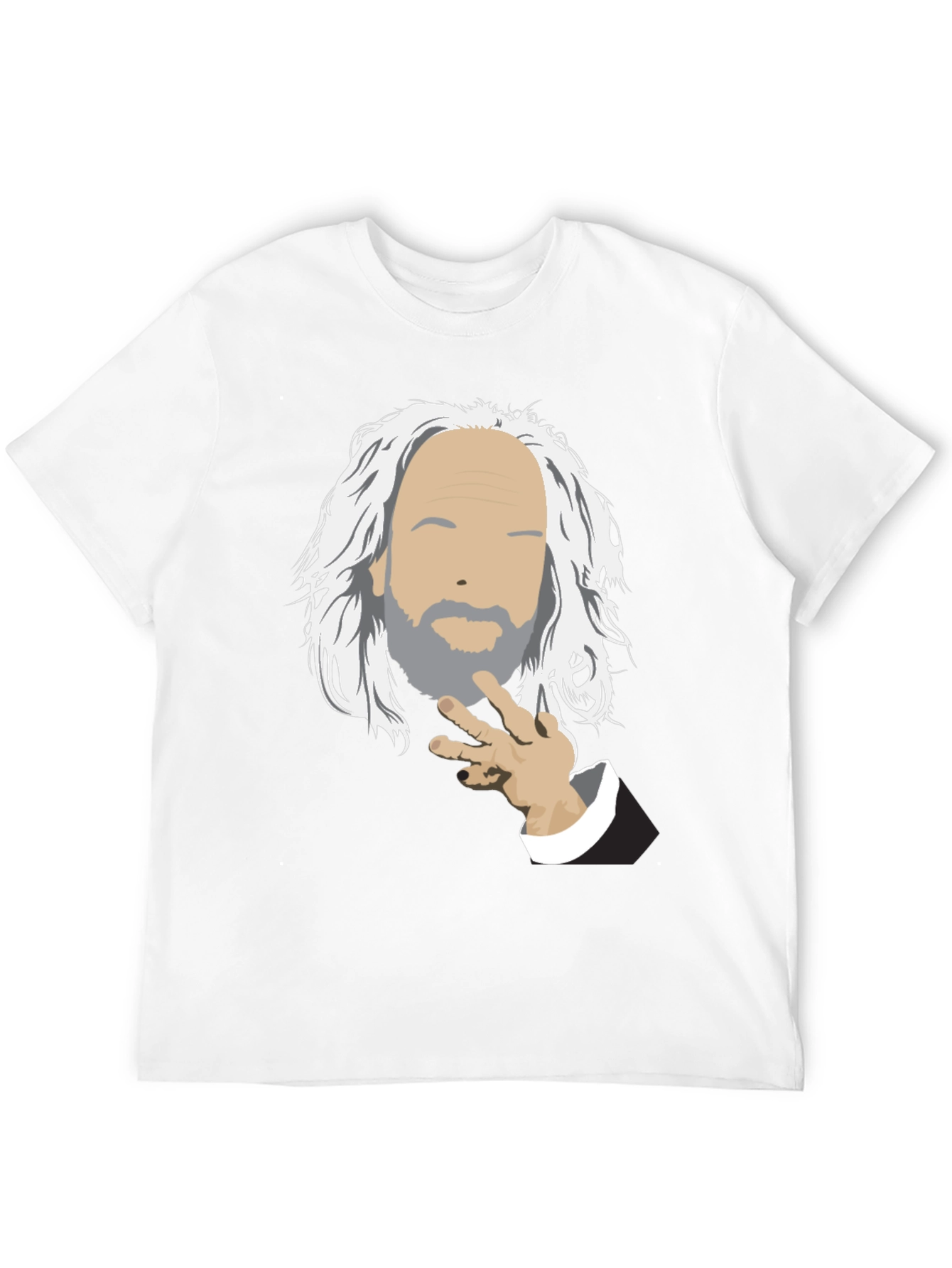 Philosopher Graphic Tee - Black Cotton T-Shirt