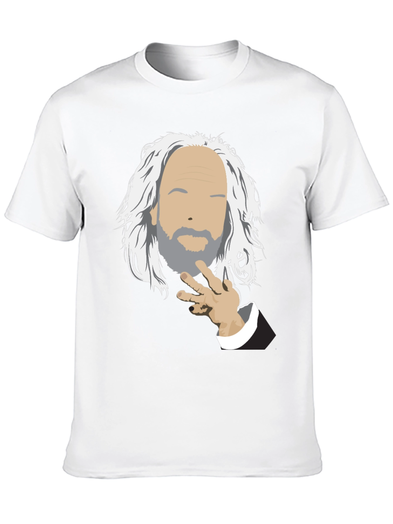 Philosopher Graphic Tee - Black Cotton T-Shirt