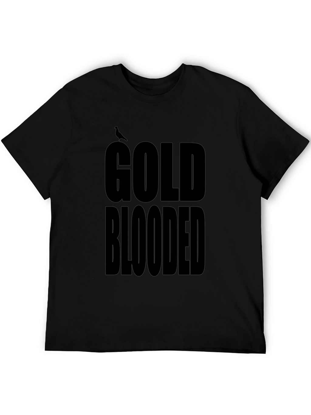 Gold Blooded Black Graphic Tee