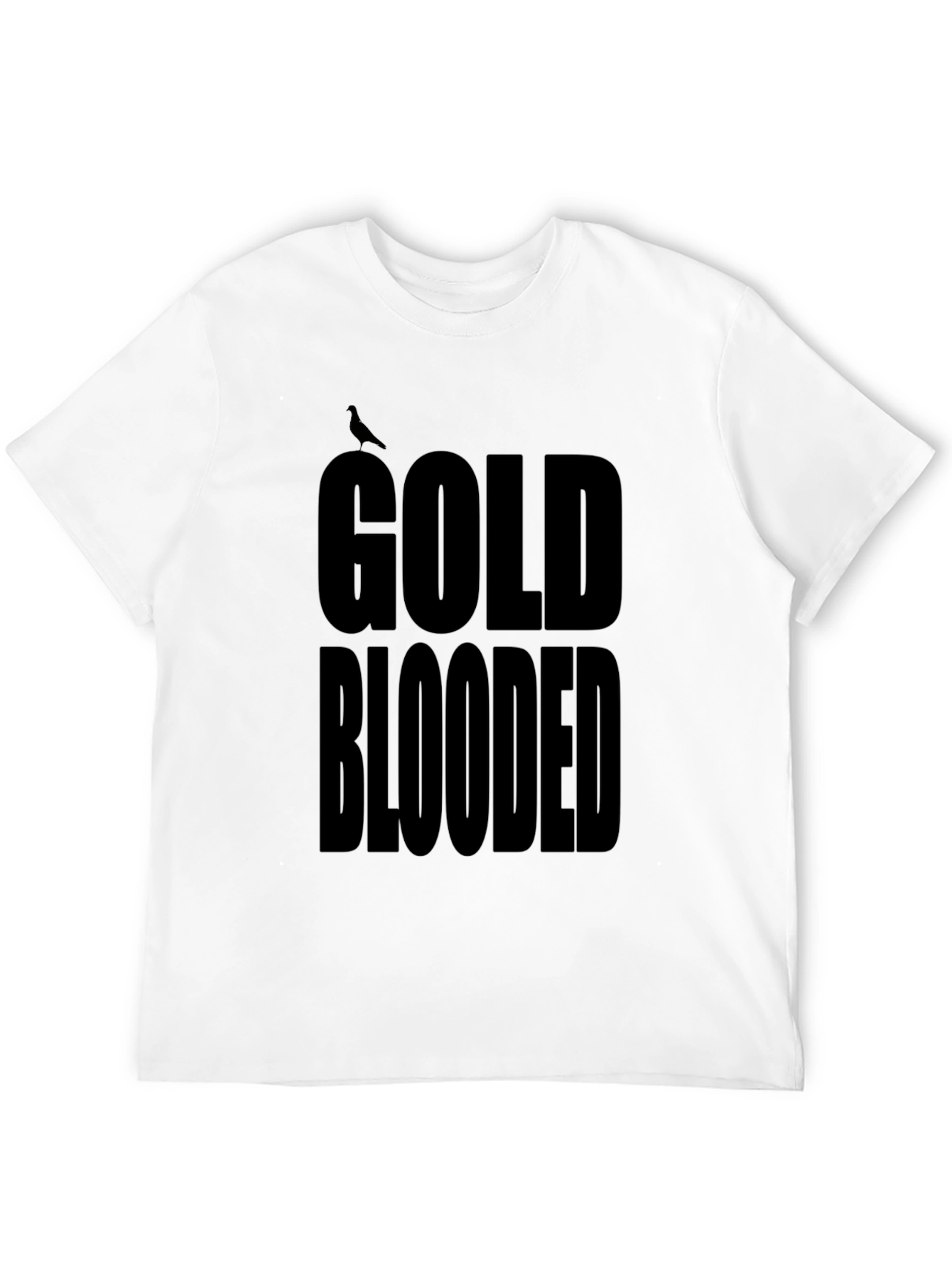 Gold Blooded Black Graphic Tee