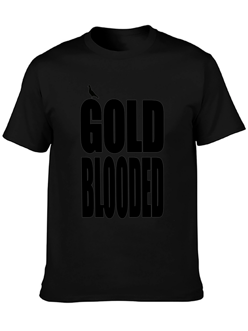 Gold Blooded Black Graphic Tee
