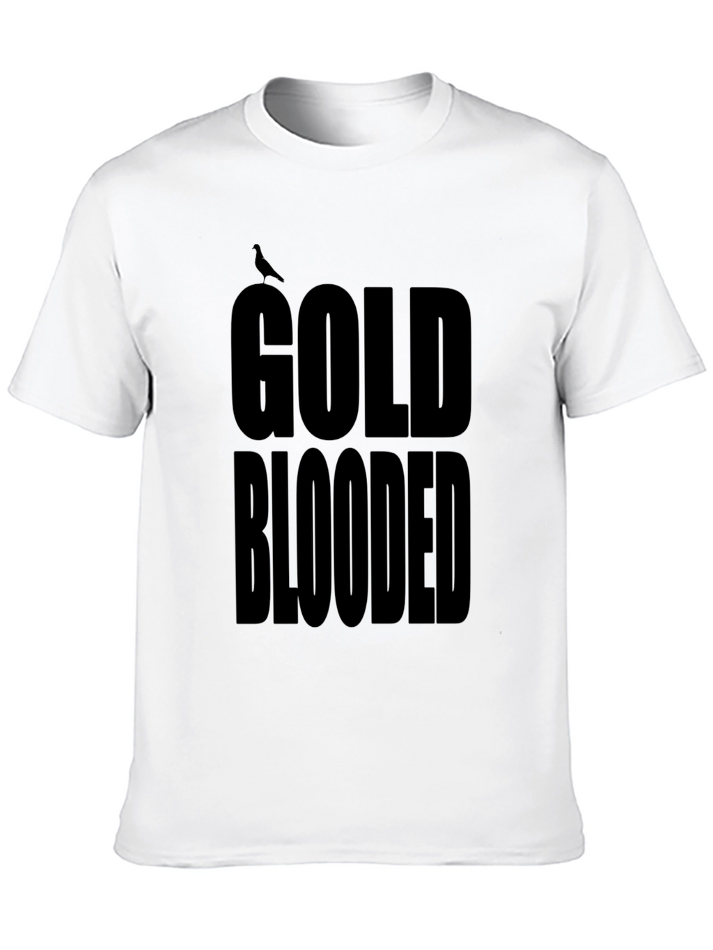 Gold Blooded Black Graphic Tee