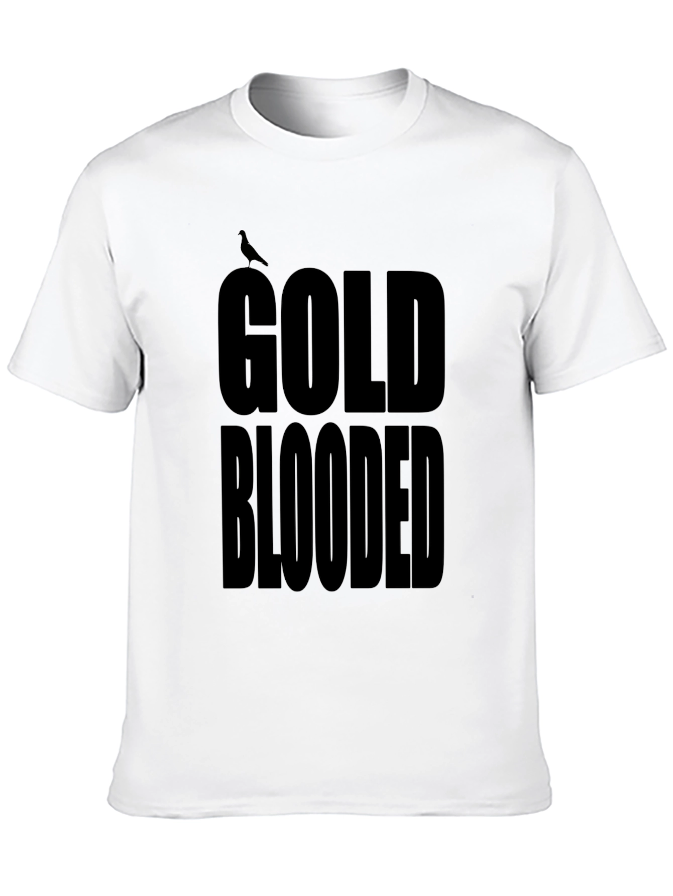 Gold Blooded Black Graphic Tee