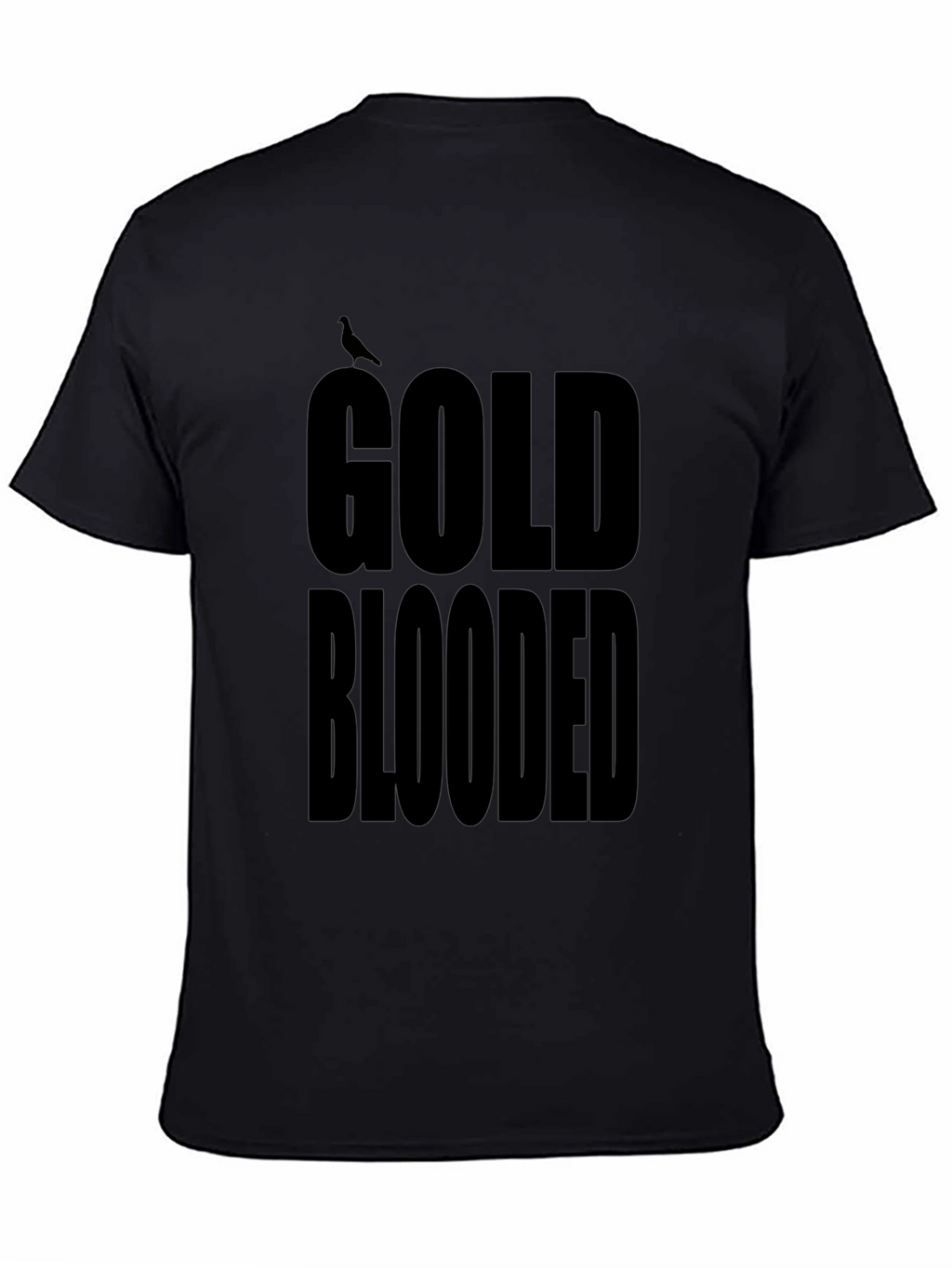 Gold Blooded Black Graphic Tee