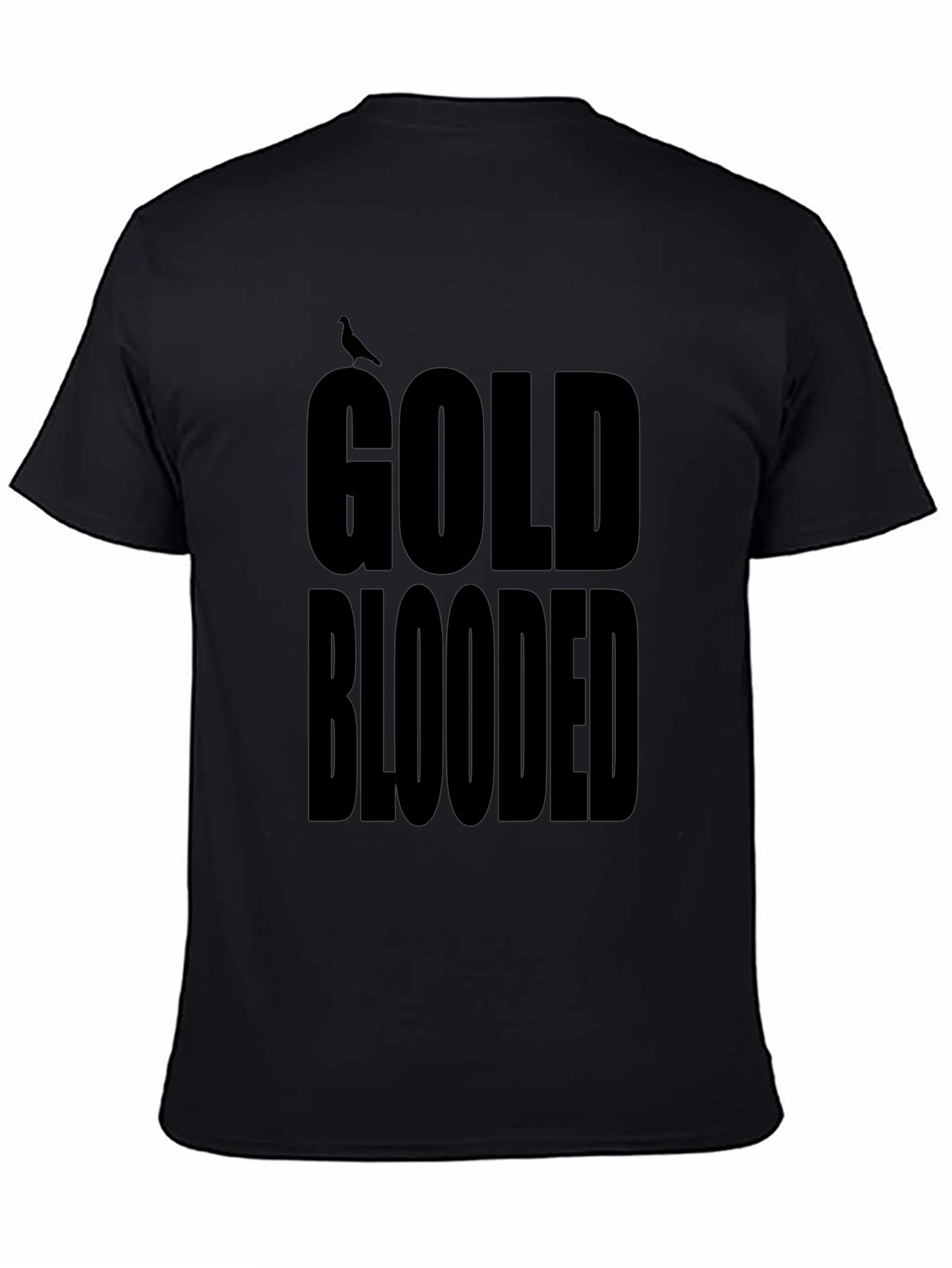 Gold Blooded Black Graphic Tee
